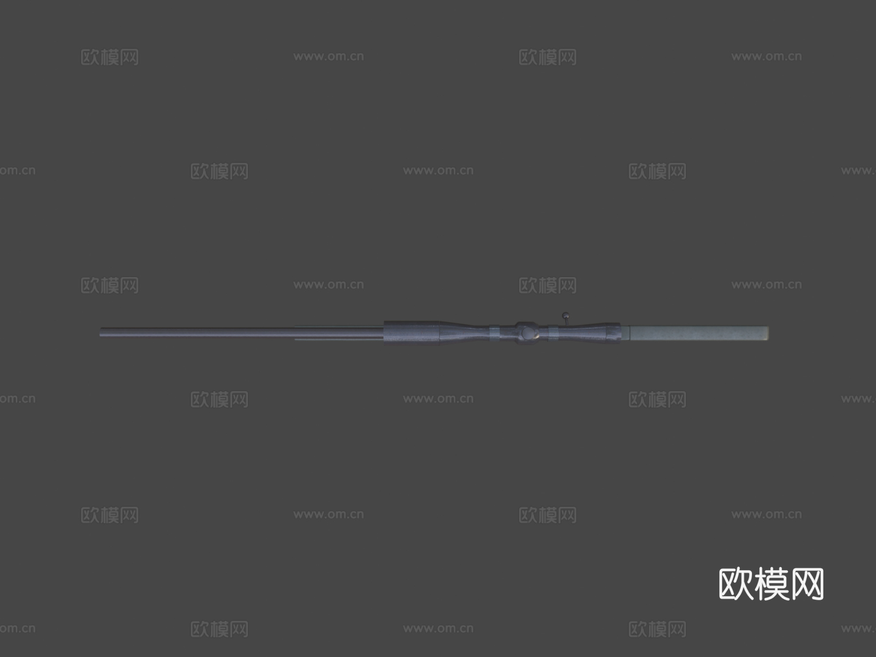 简易狙击枪3d模型