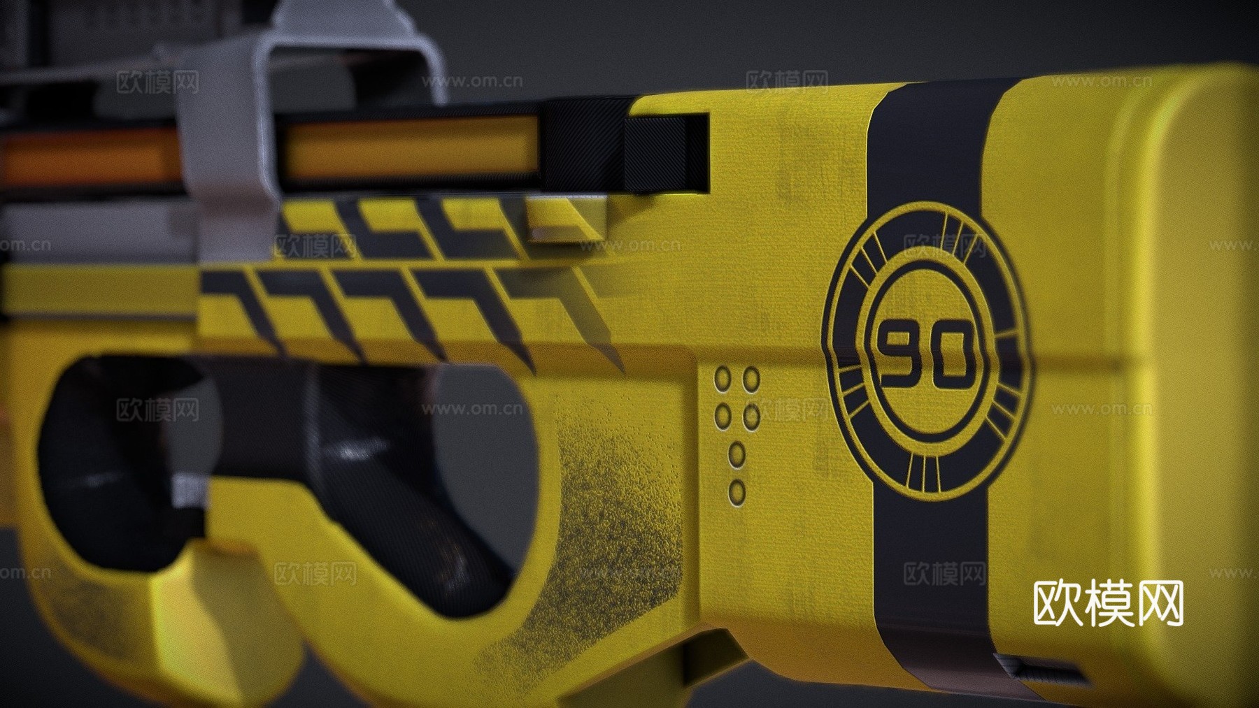 P90-疾速者3d模型