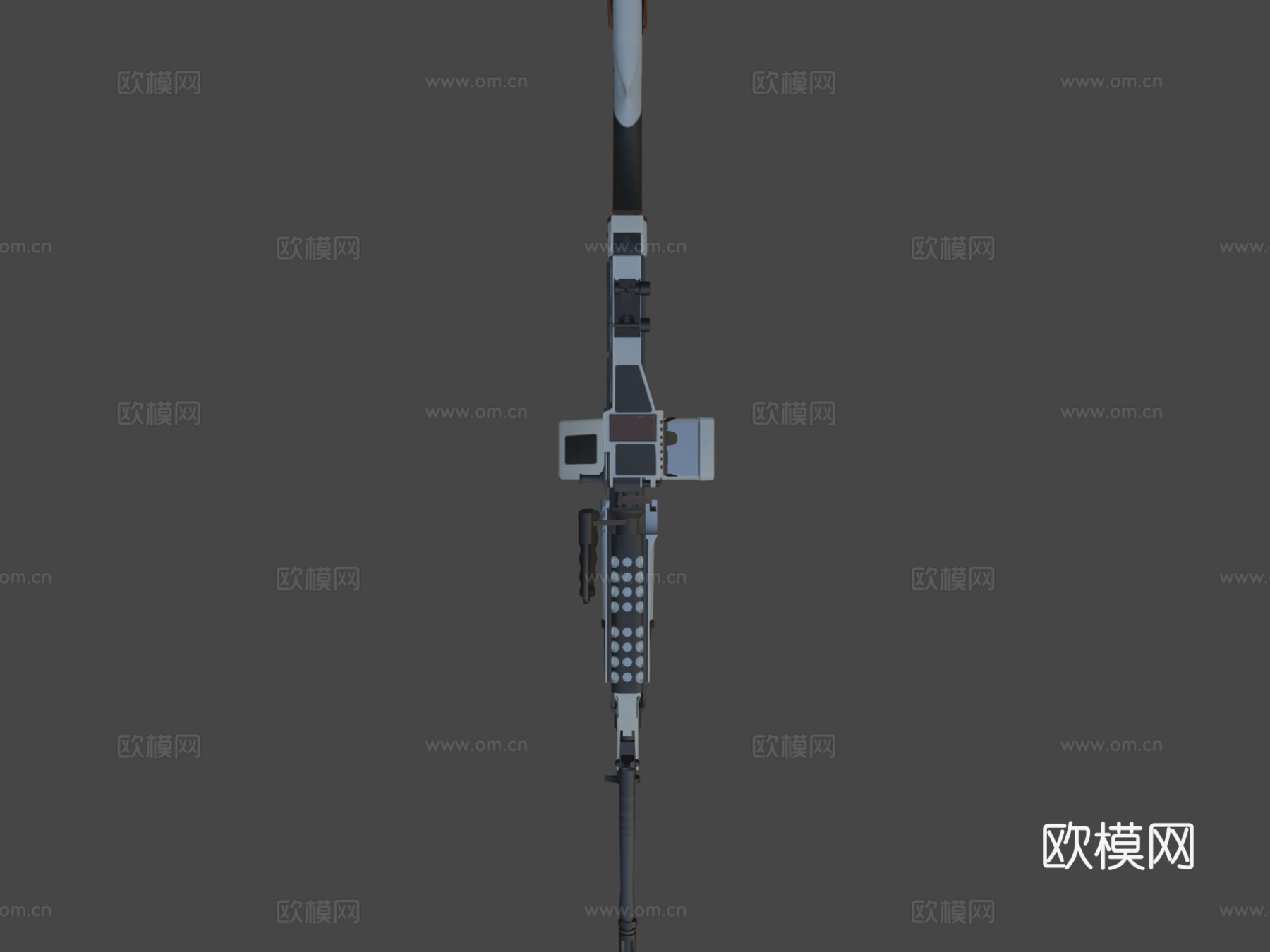 M249-棕牛3d模型