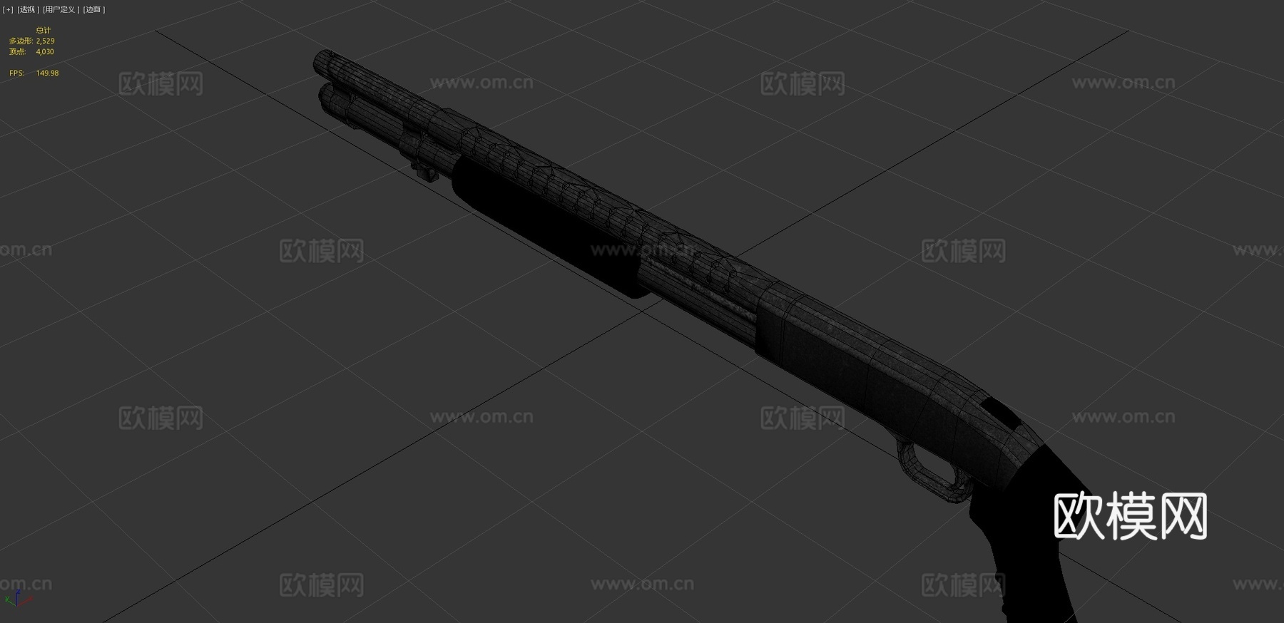 莫斯伯格5003d模型