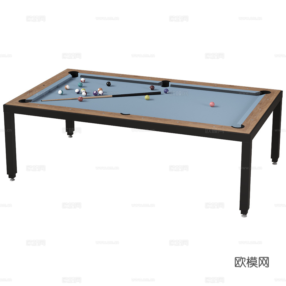 台球桌3d模型