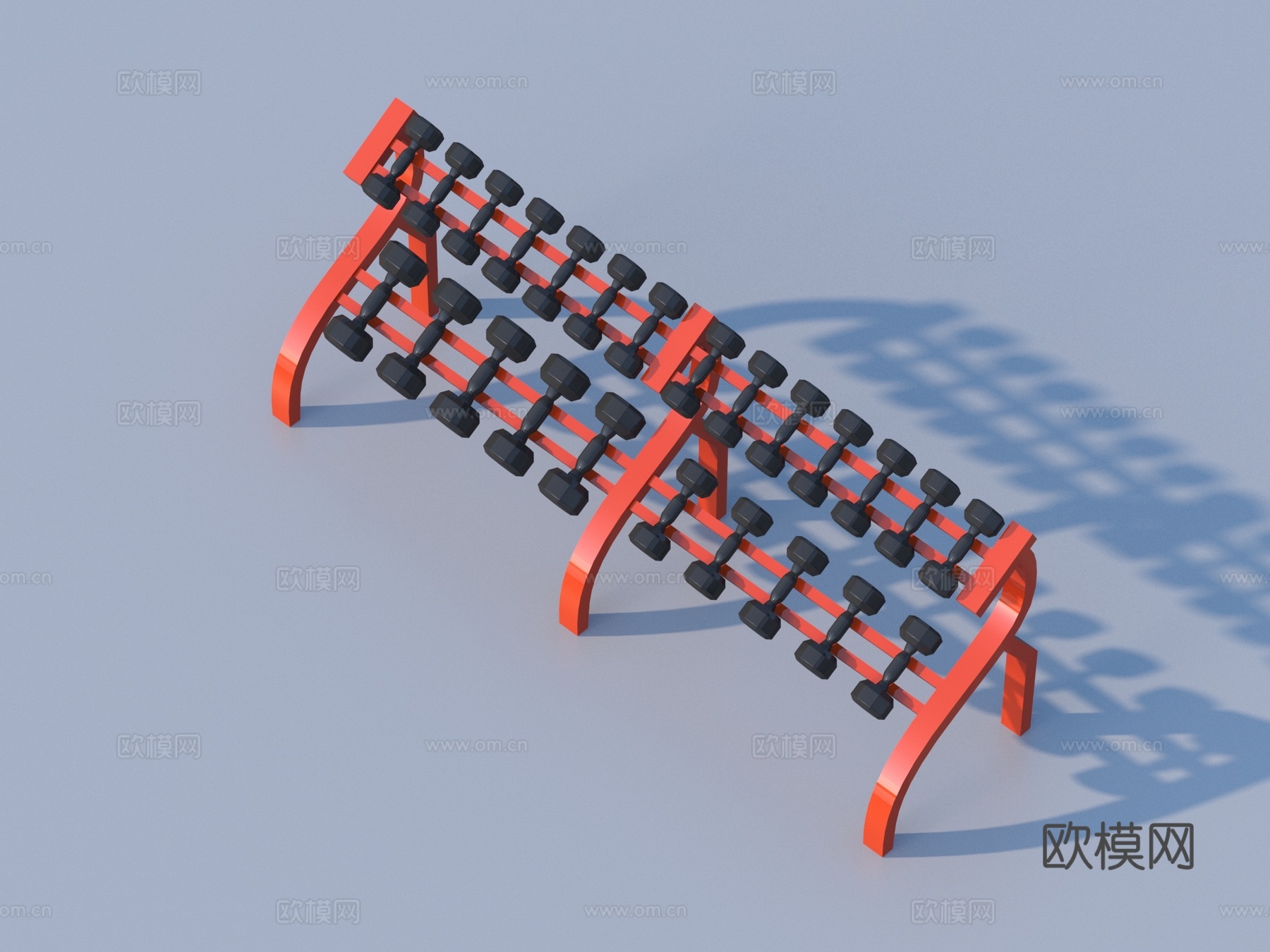 健身器材 运动器材3d模型