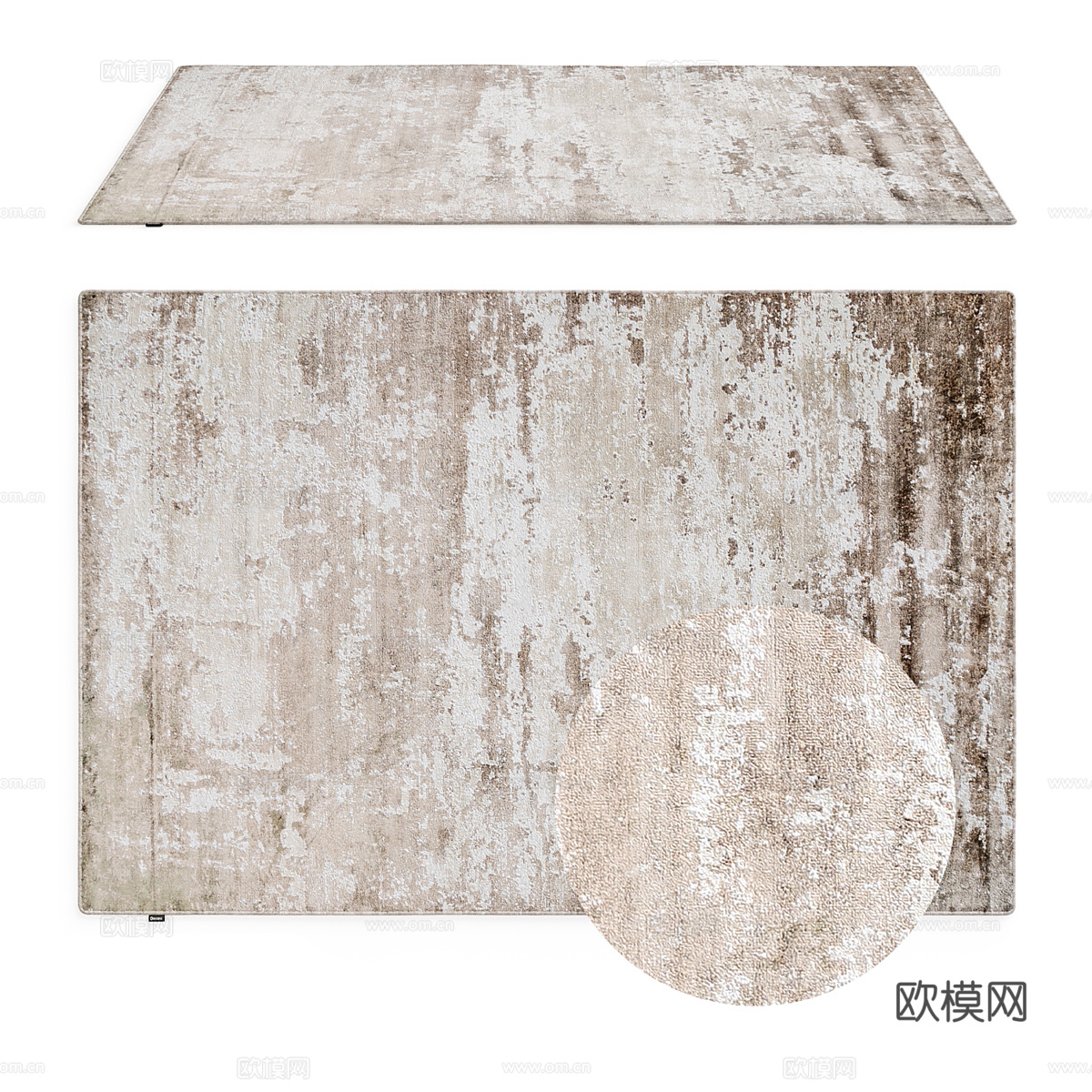 现代简约地毯 地毯 简约地毯 客厅地毯 中式地毯3d模型