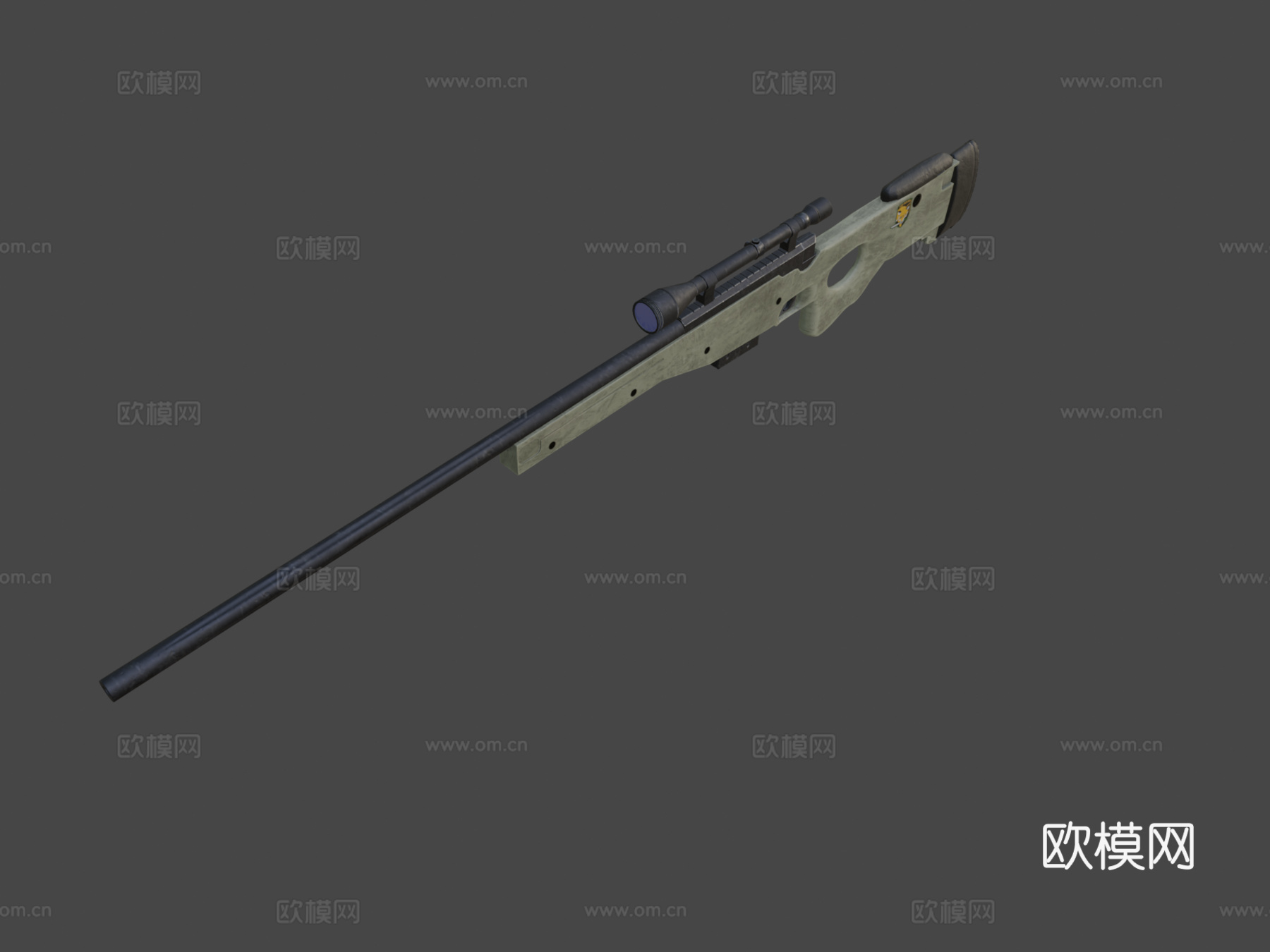 精密国际北极作战(AWP)3d模型