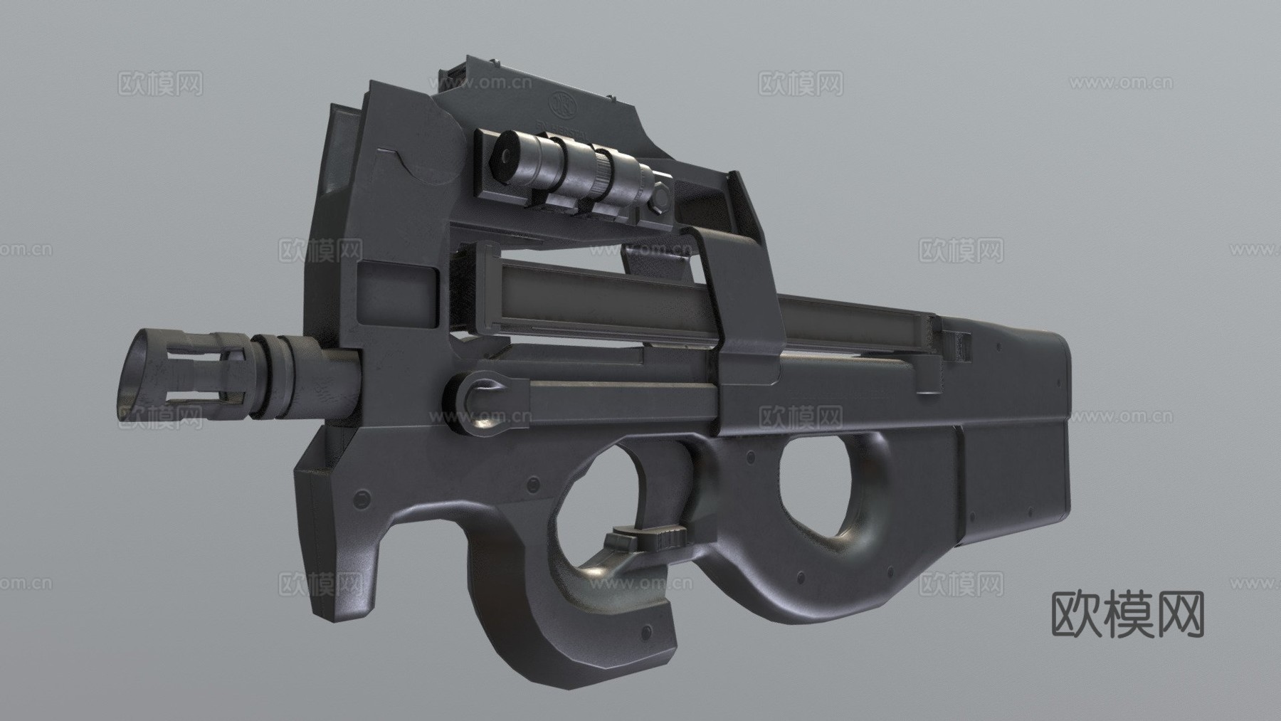P90-星际之门3d模型