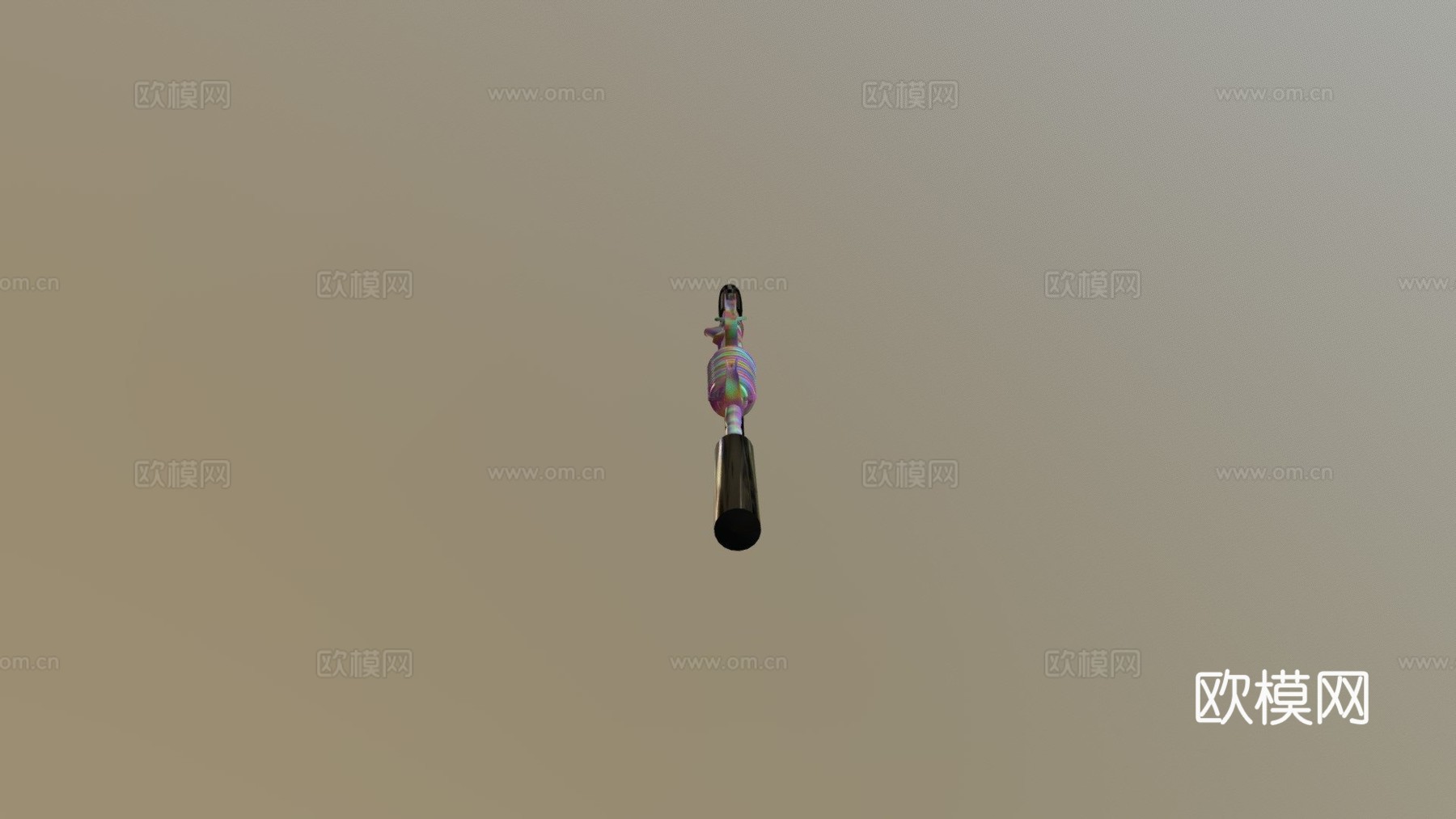 M4A1-S彩虹光泽-VGO3d模型