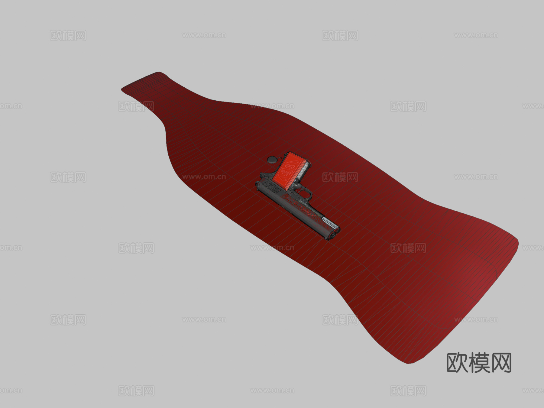 M1911核子可乐版3d模型