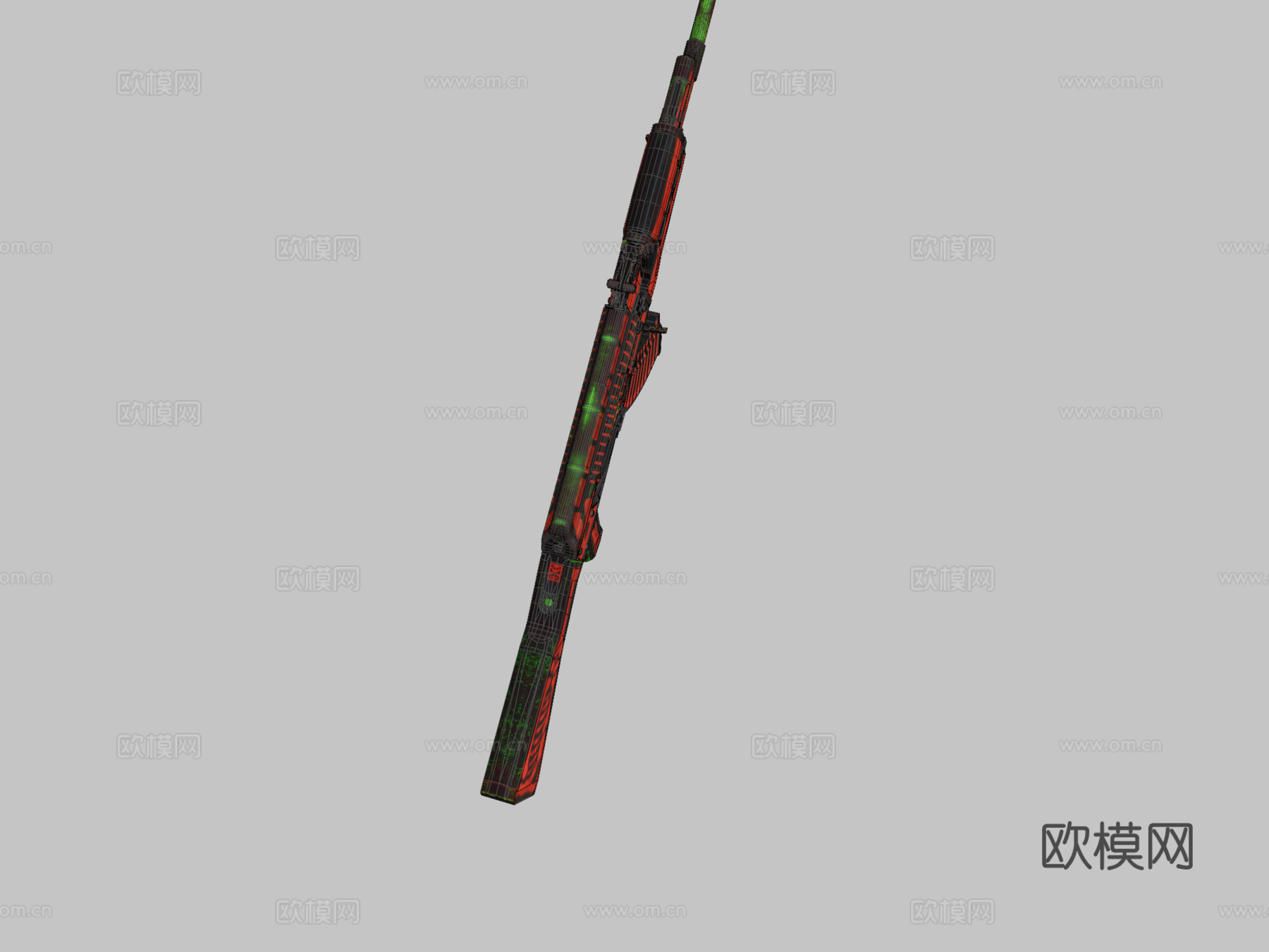 AK47骨架版3d模型