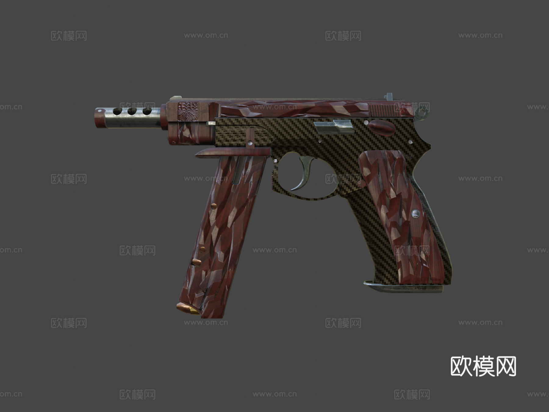 反恐精英枪皮-CZ753d模型