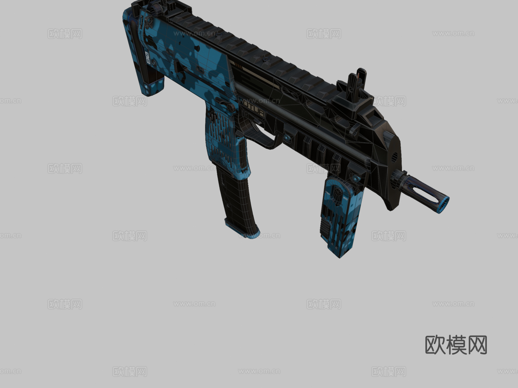 MP7-苏霍伊(VGO比赛)3d模型