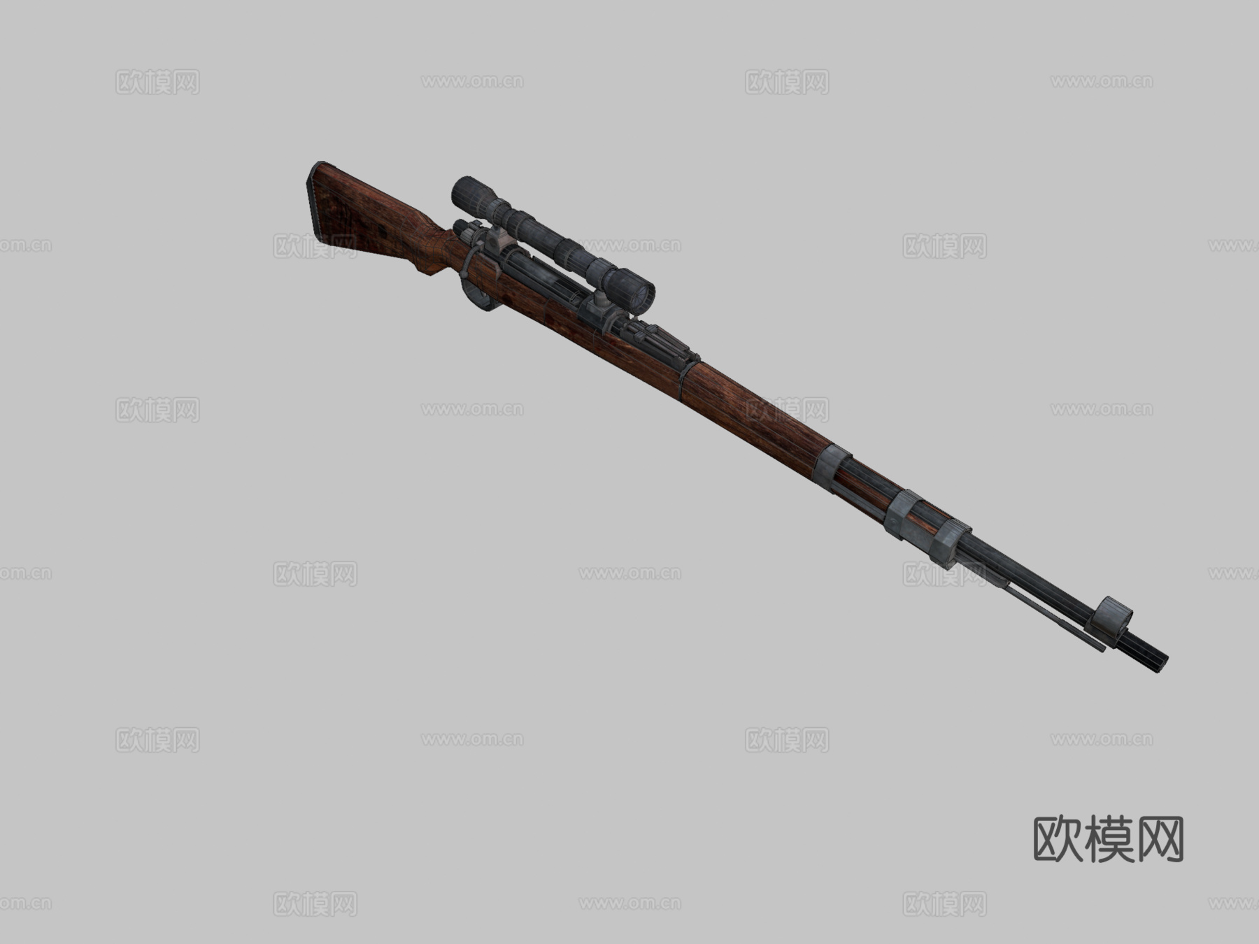 Kar98_低多边形3d模型