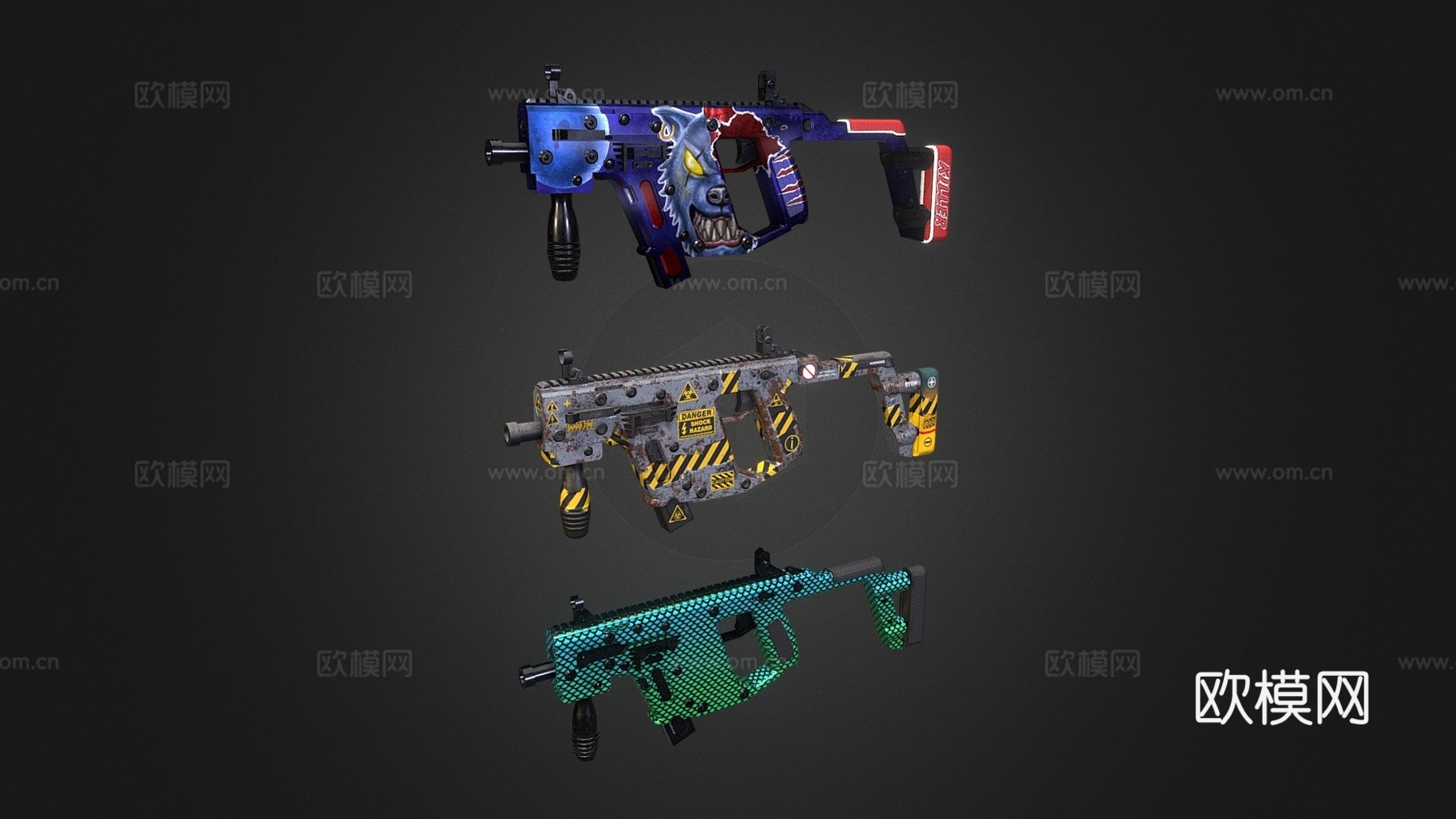 阿尔法箱-KRISS Vector3d模型