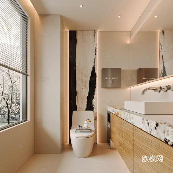 現(xiàn)代衛(wèi)生間3d模型下載