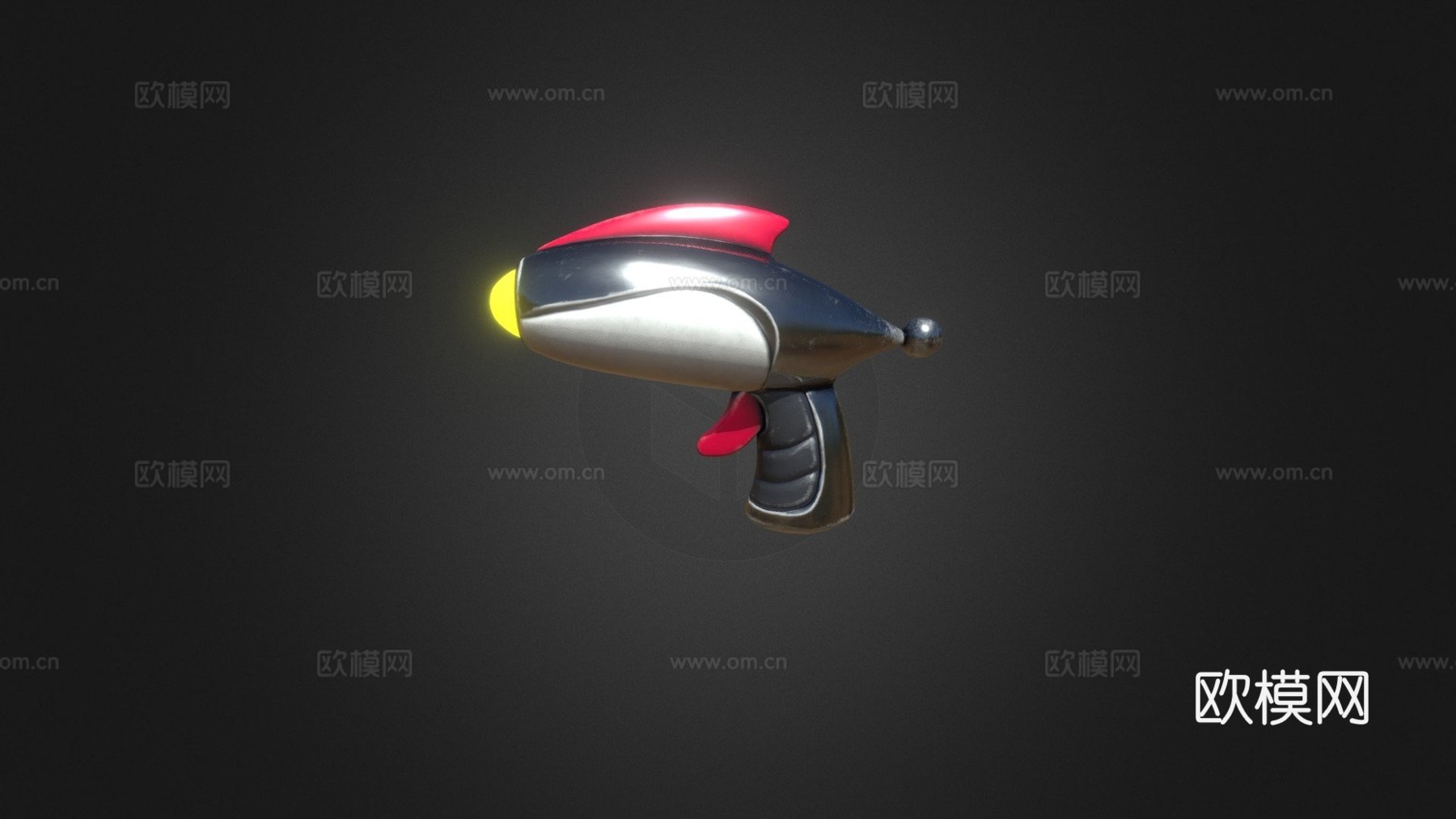 原子朋克枪3d模型