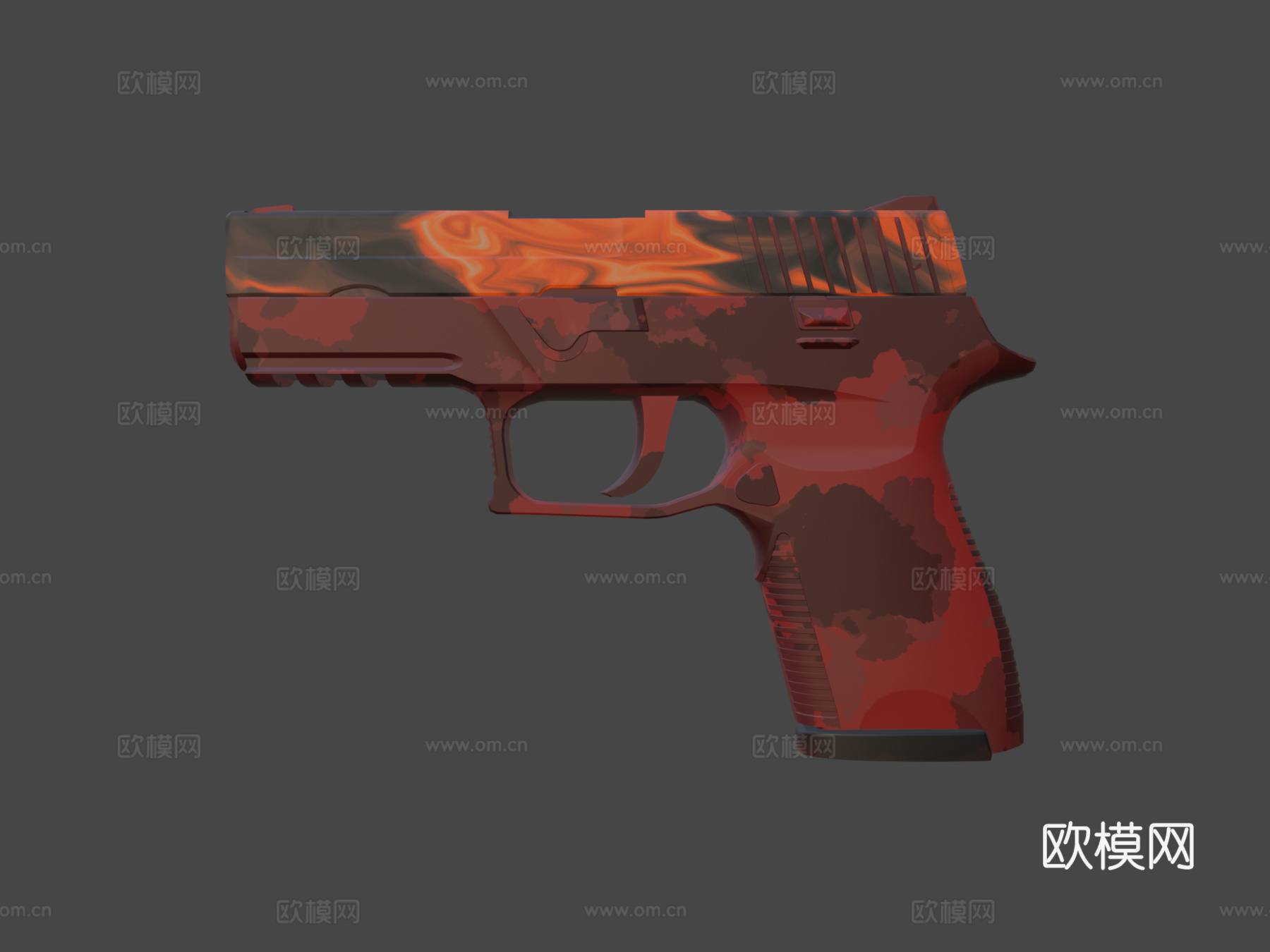 P250火山DDPAT3d模型