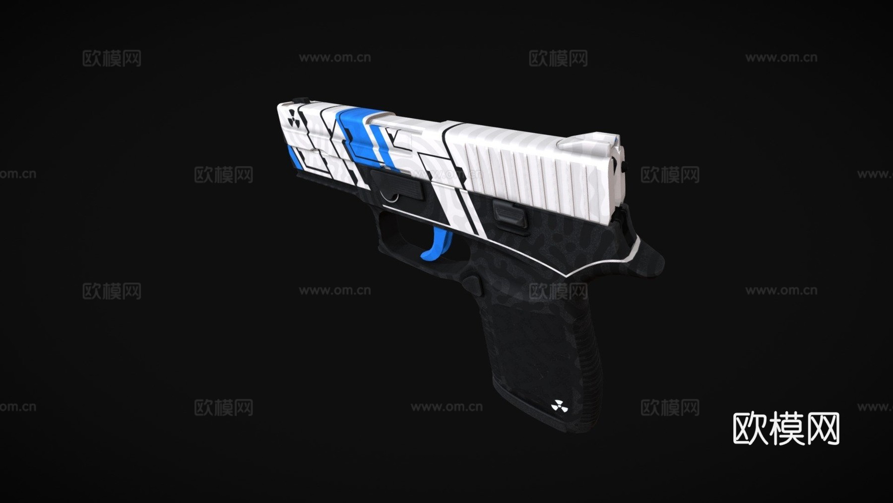 P250-有毒废料(VGO比赛)3d模型