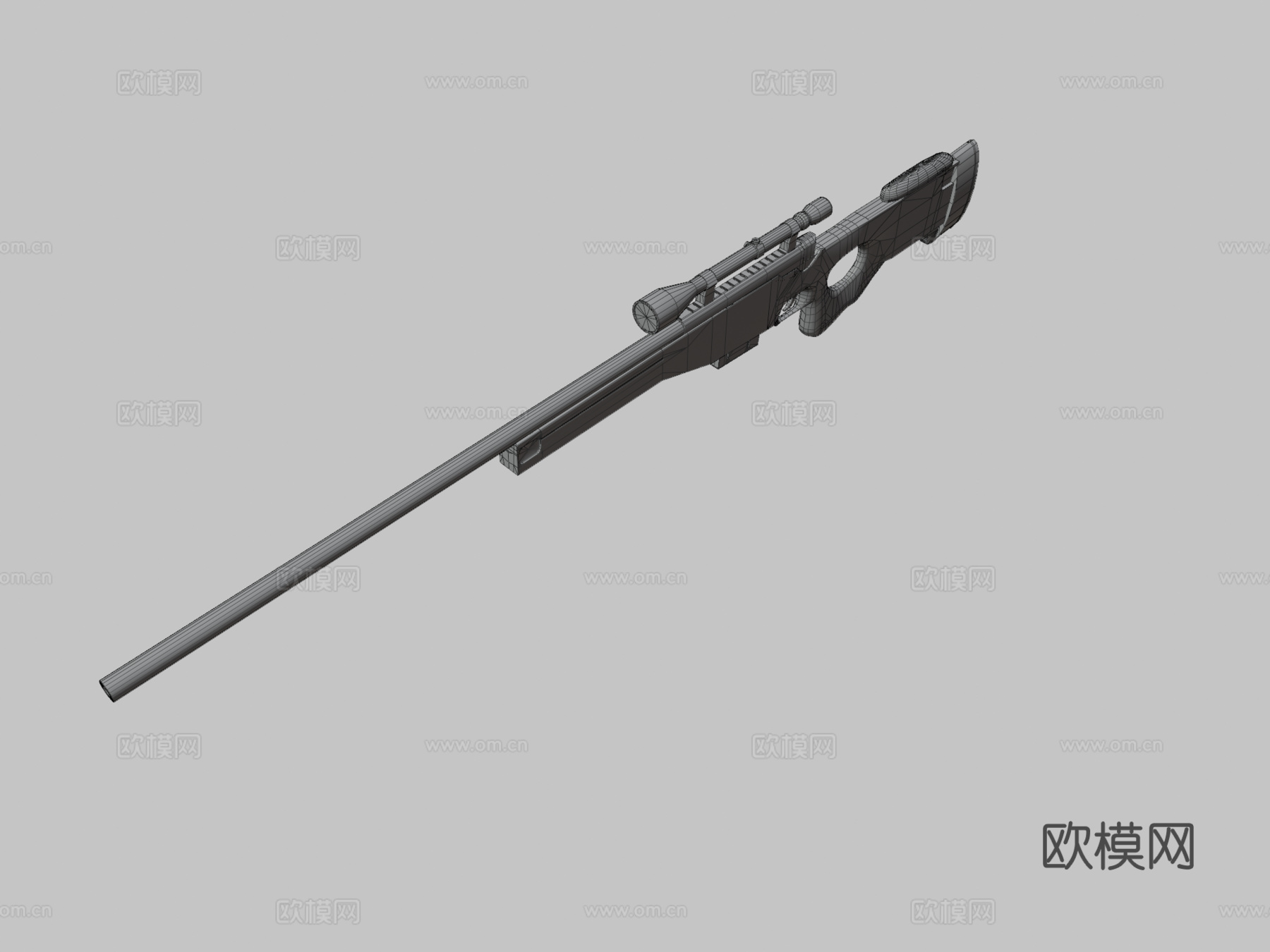 精密国际北极作战(AWP)3d模型