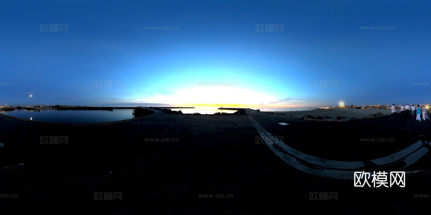 户外 广场 晨光 傍晚      室外别墅HDR