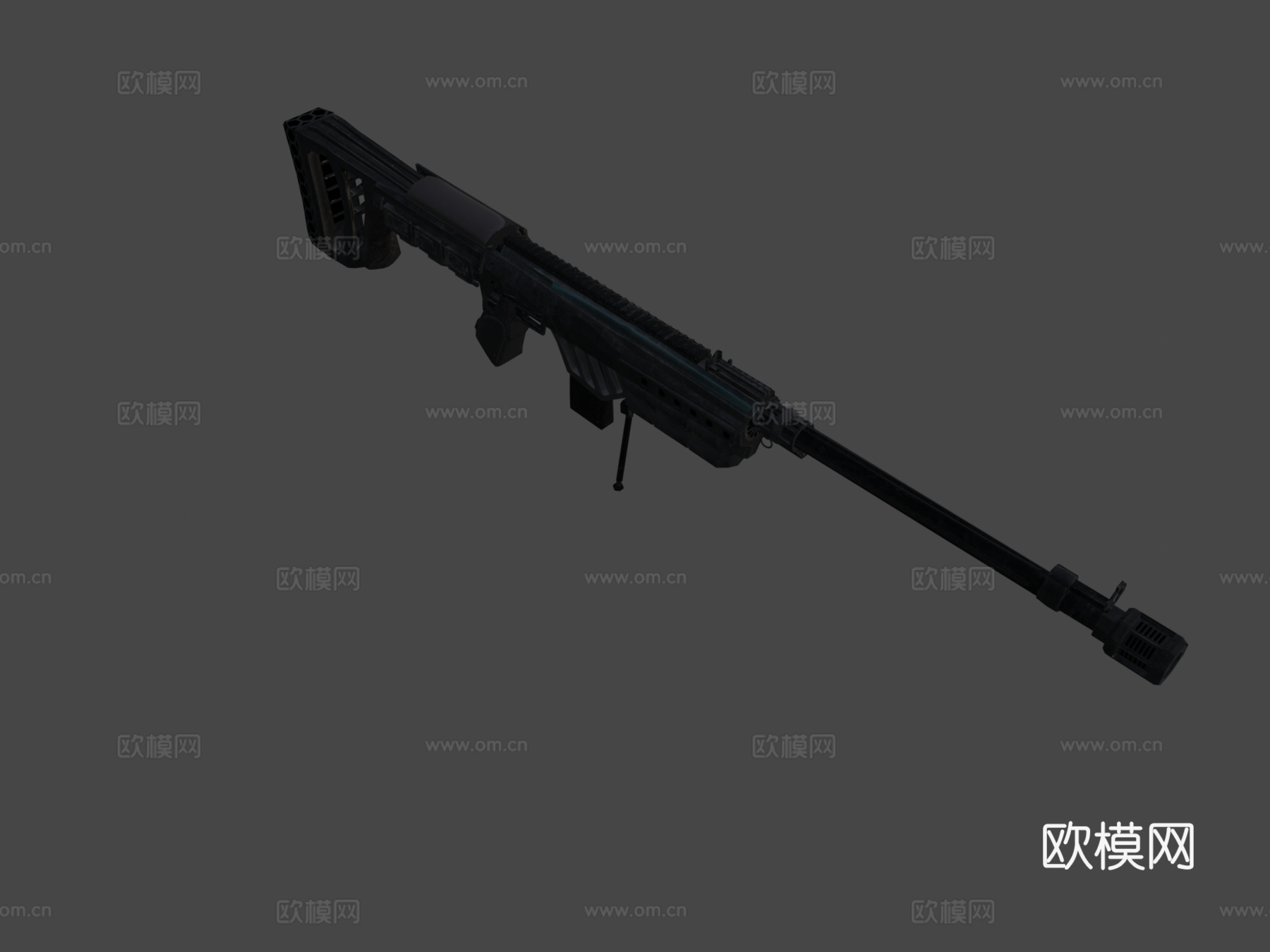ER-1(科幻步枪)3d模型