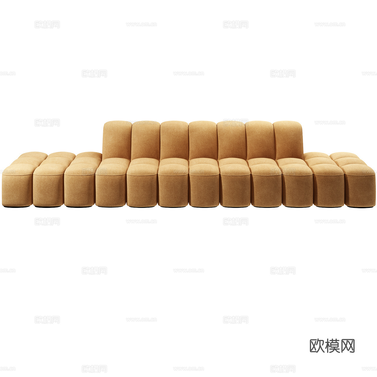 MDF Italia 意式极简沙发 布艺沙发 直排沙发3d模型