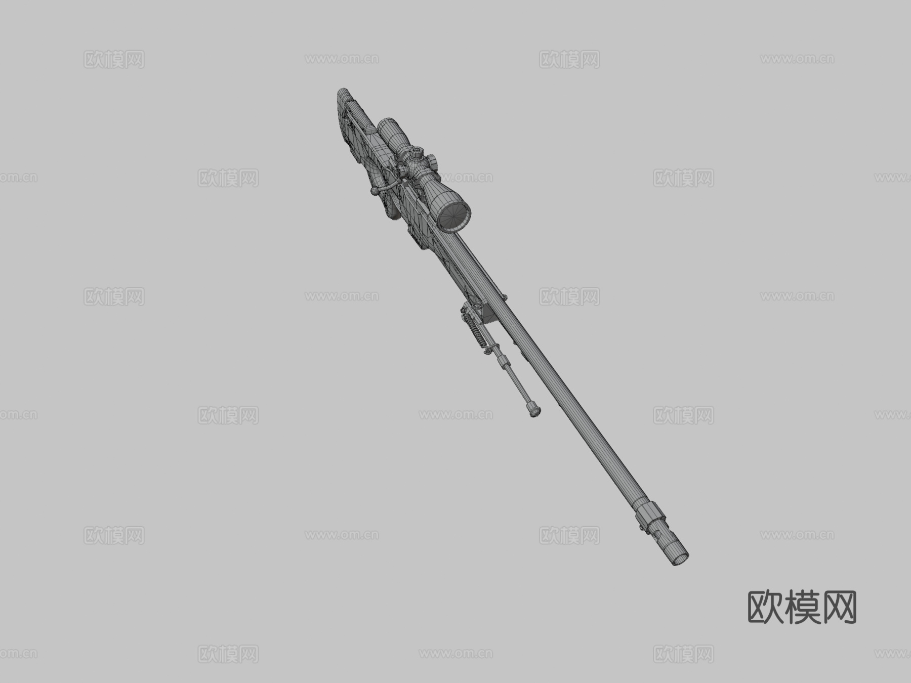 AWP-神射手3d模型