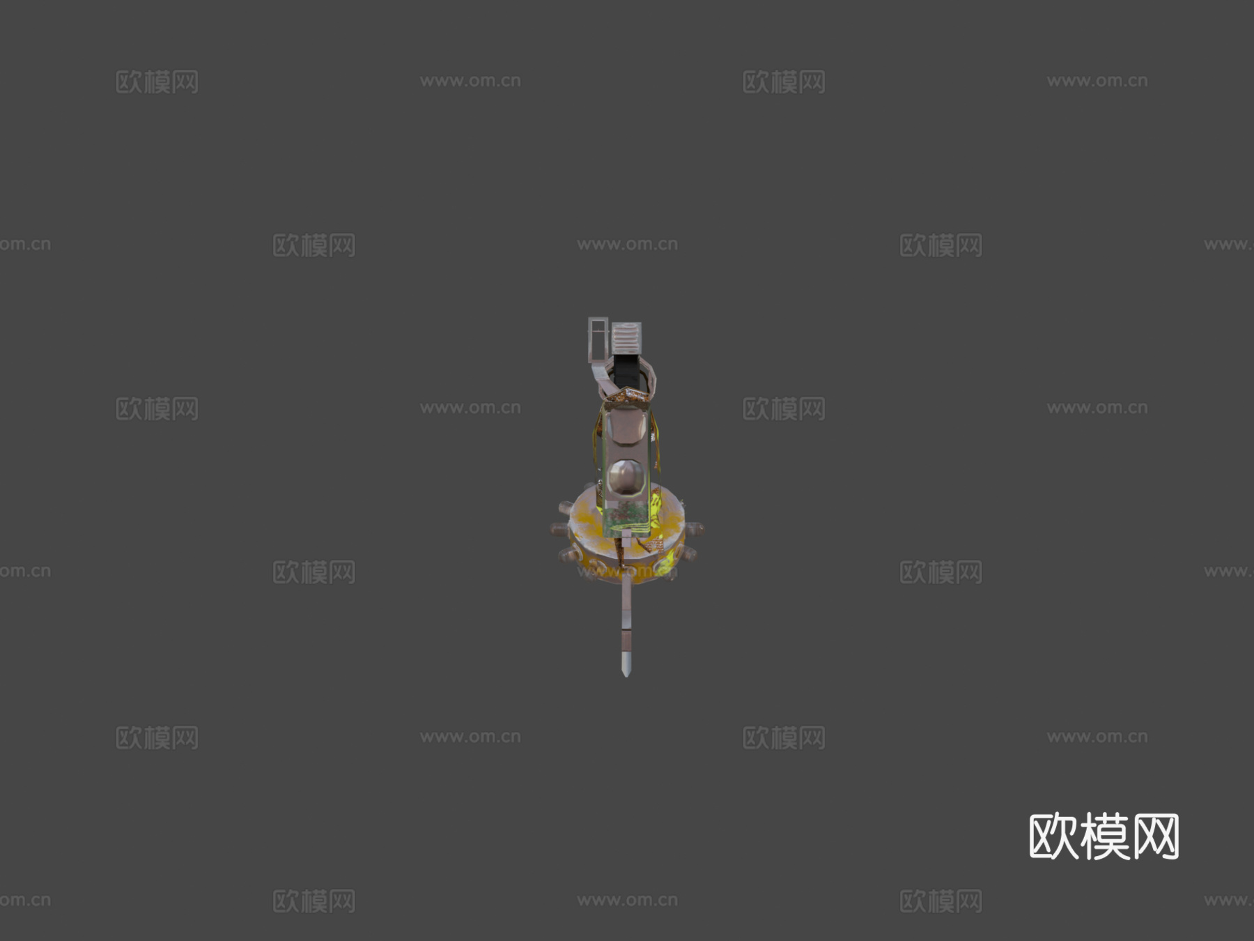 后末世弹头发射器3d模型