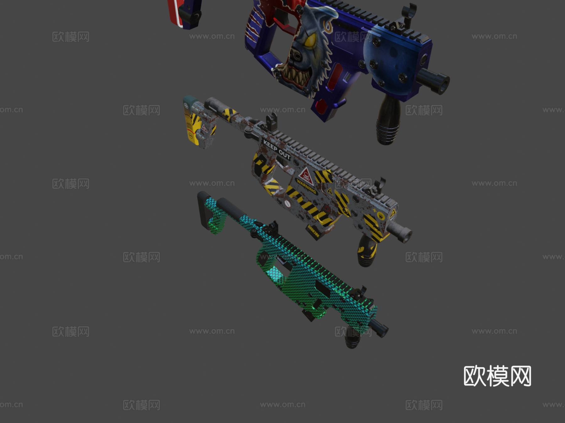 阿尔法箱-KRISS Vector3d模型