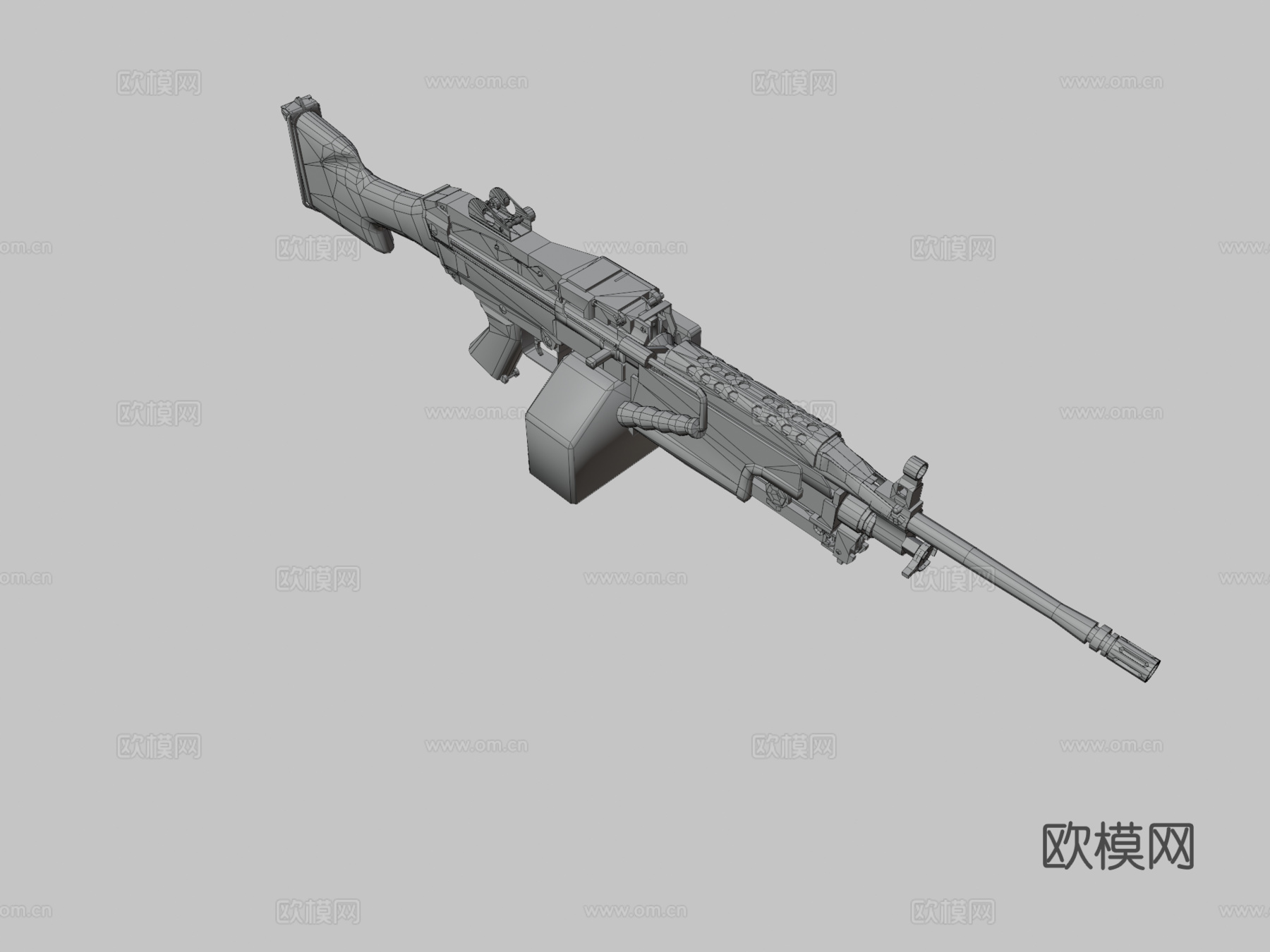 M249血溅版3d模型