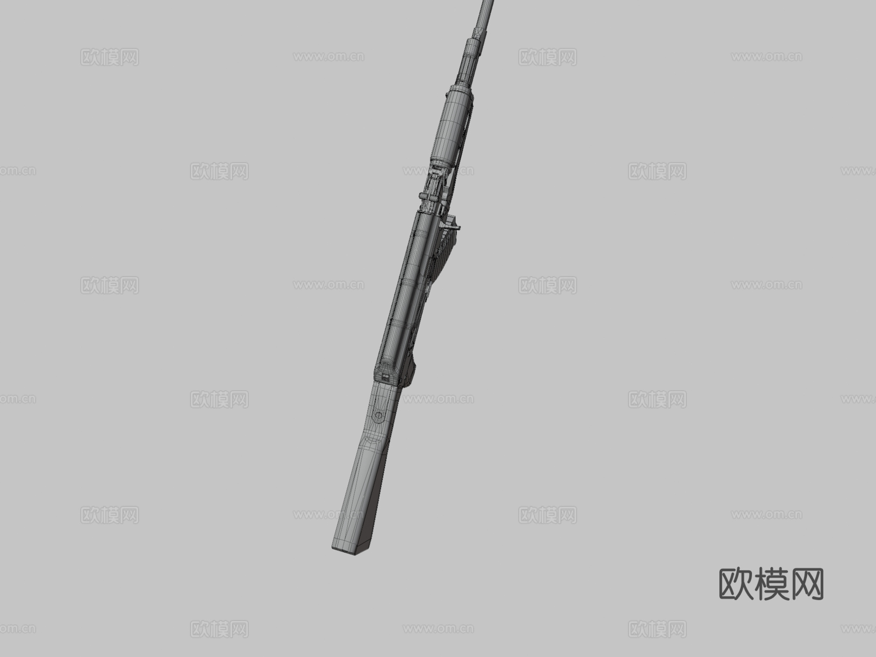 AK47骨架版3d模型