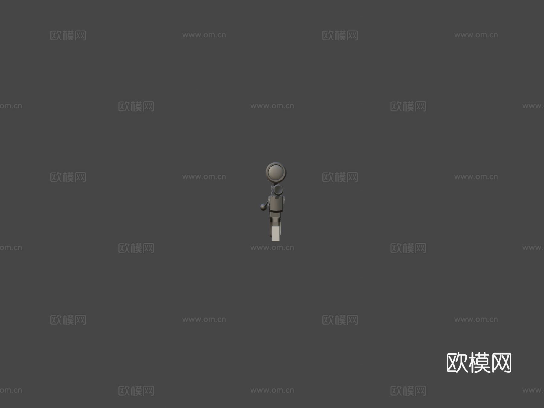 灌木大师L96A9 SOPMOD-13d模型