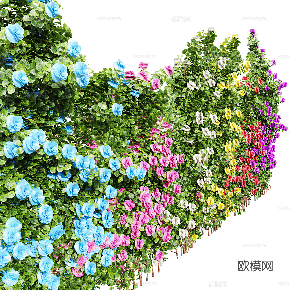 现代藤曼绿植3d模型
