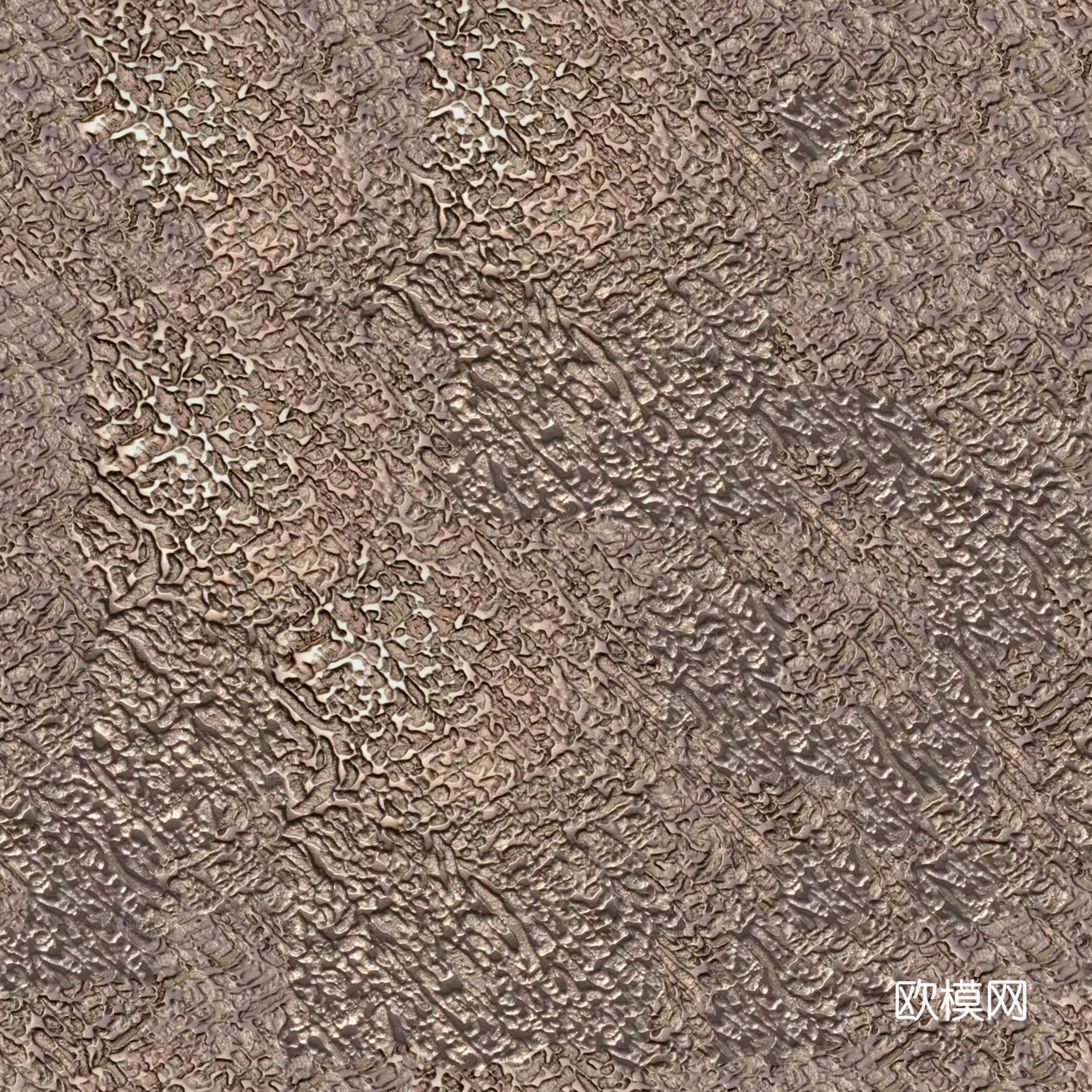 超清无缝古铜色花纹板金属贴图
