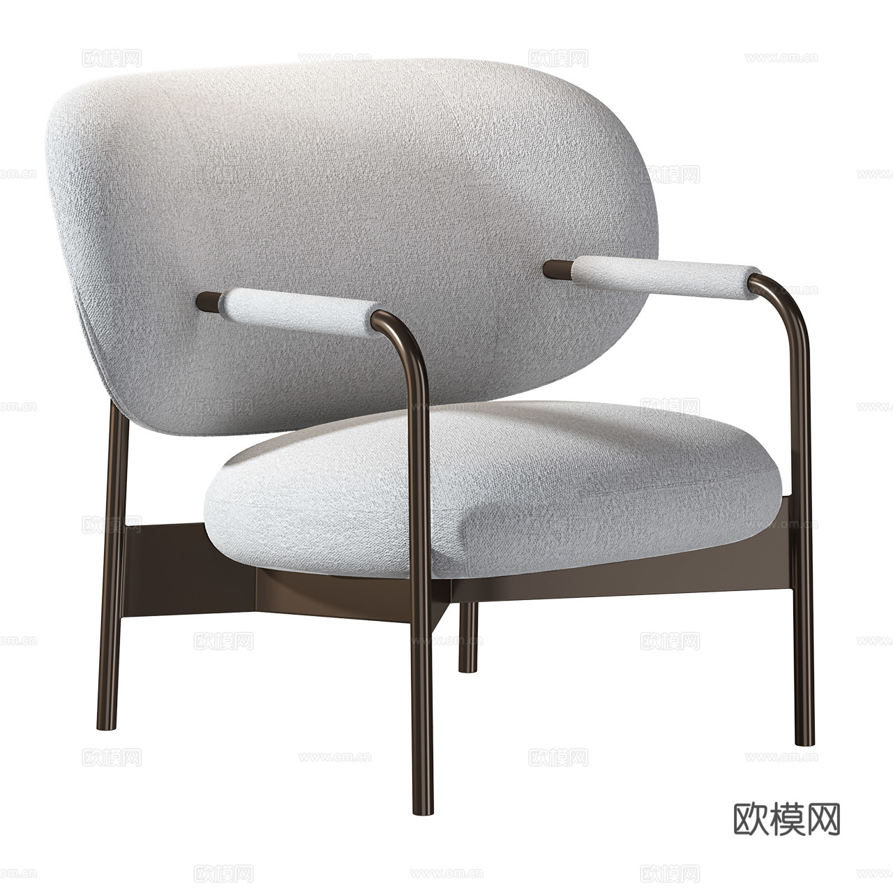 Bonaldo 极简休闲椅 现代休闲椅 简约休闲椅3d模型