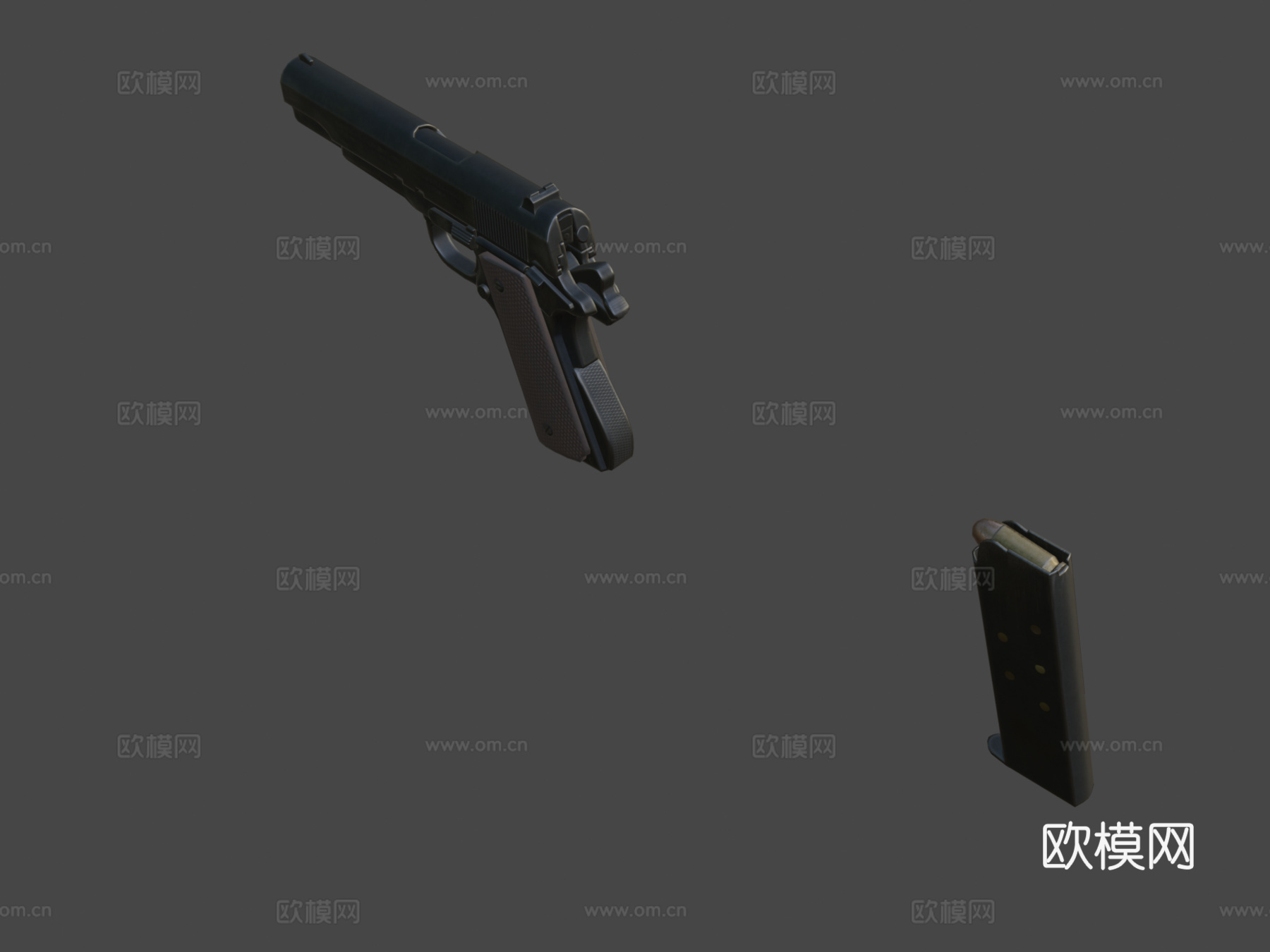 柯尔特19113d模型