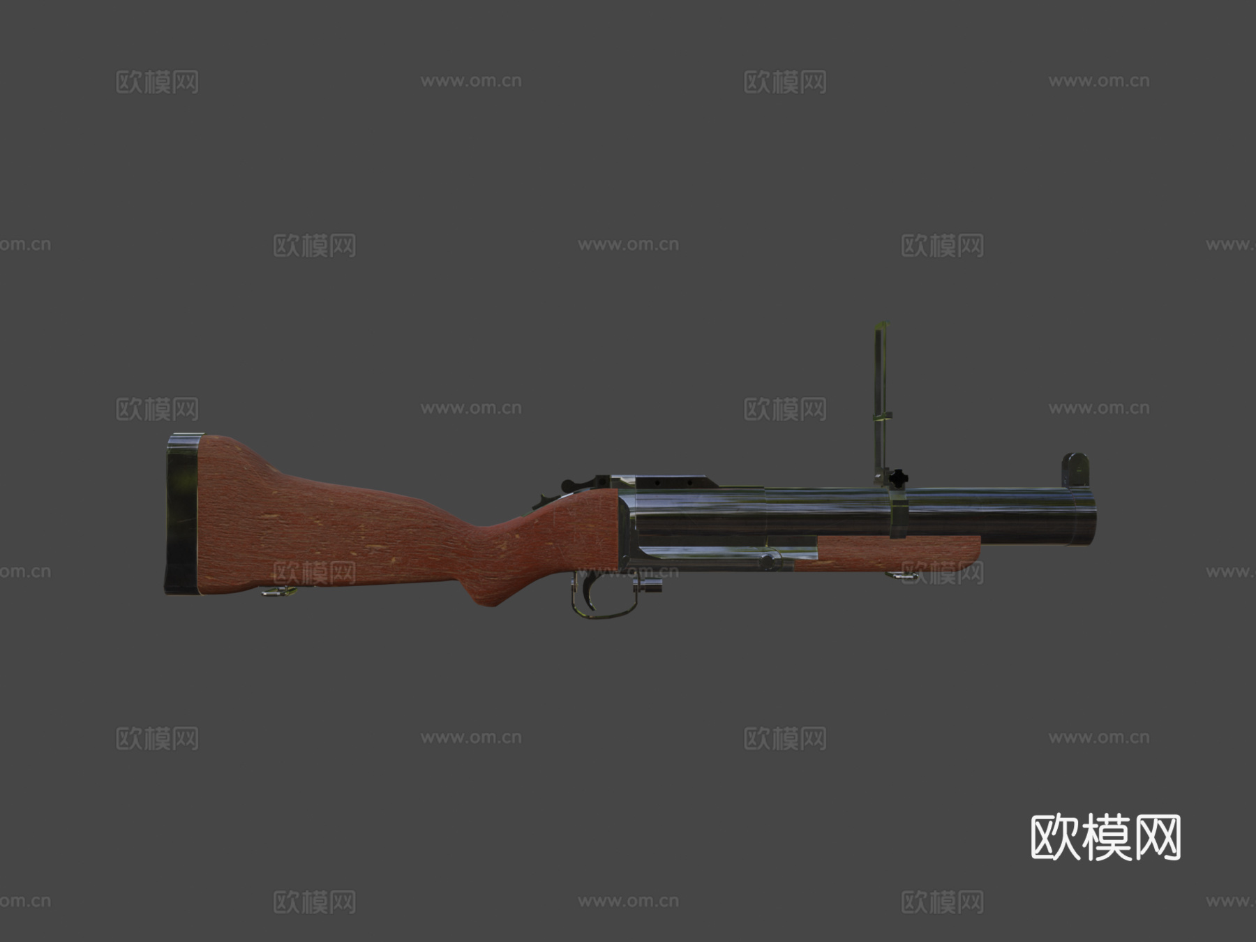 M79榴弹发射器3d模型