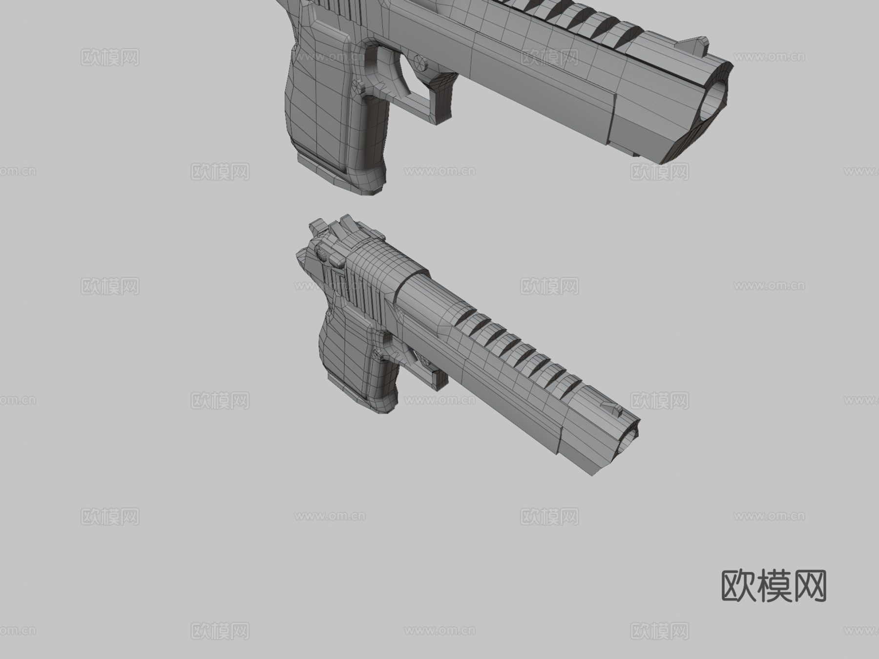 阿尔法箱-沙漠之鹰3d模型