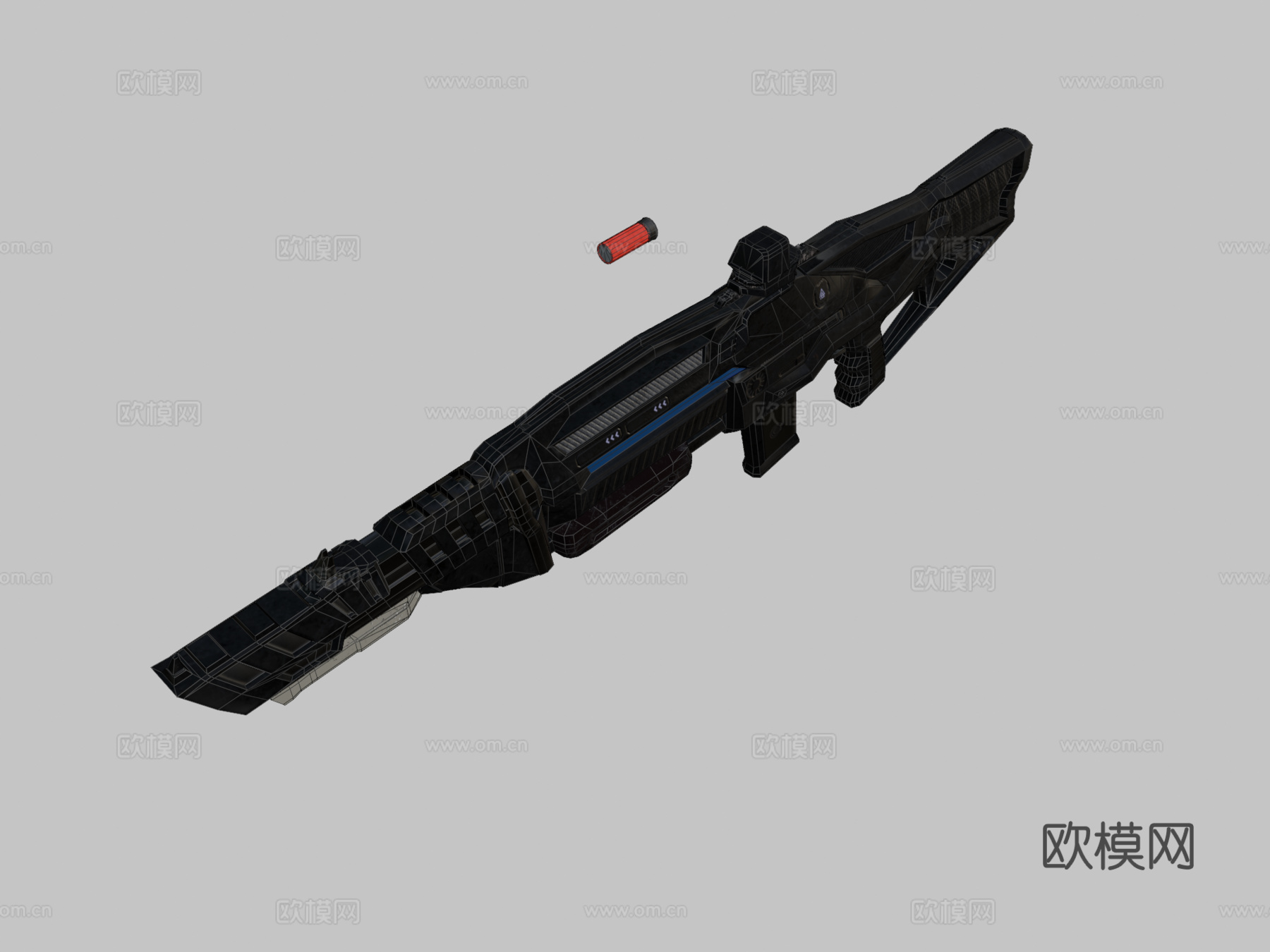 ER-2(科幻霰弹枪)3d模型