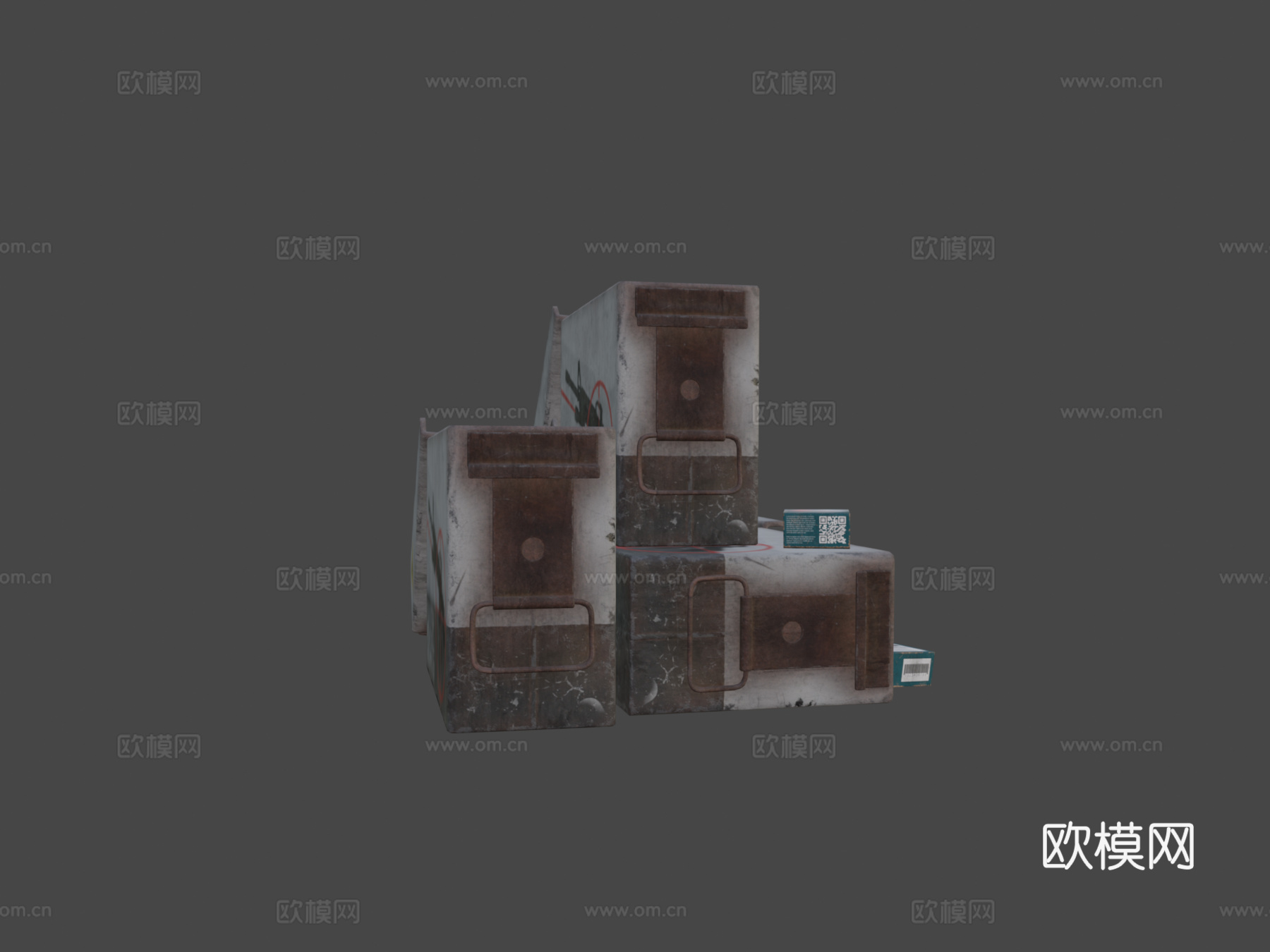 求生之路2激光瞄准镜盒3d模型
