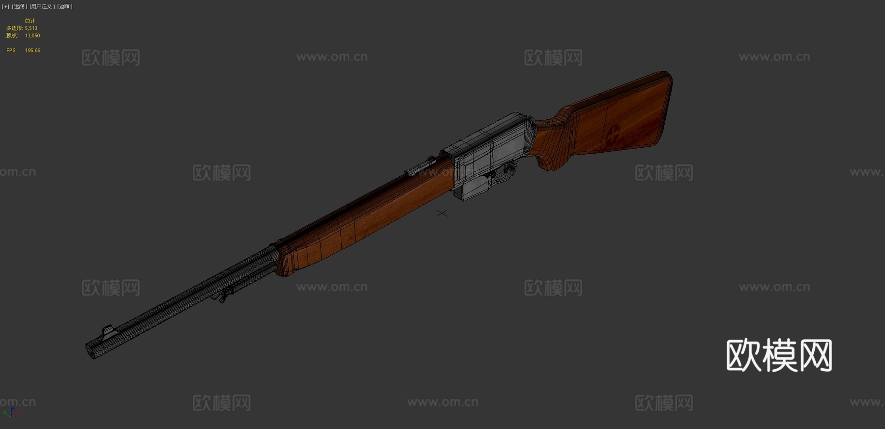 温彻斯特1907型3d模型