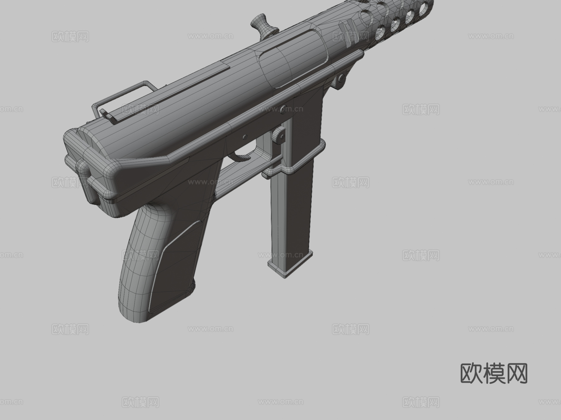 TEC9邦3d模型