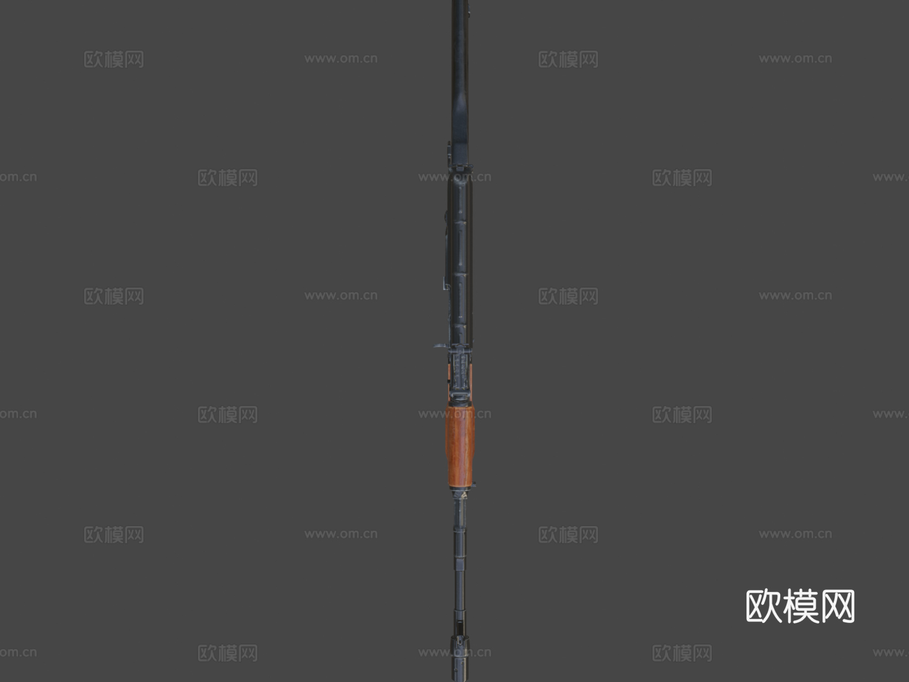 Ak74m步枪模型3d模型