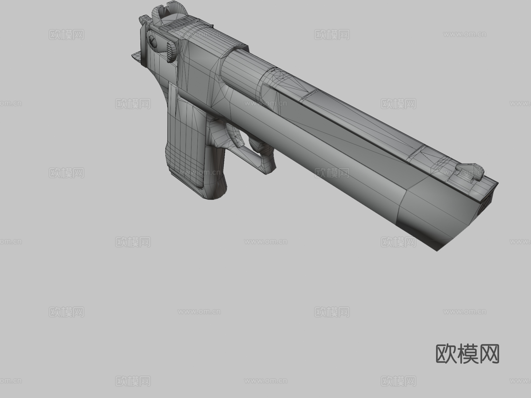 霓虹沙漠之鹰3d模型