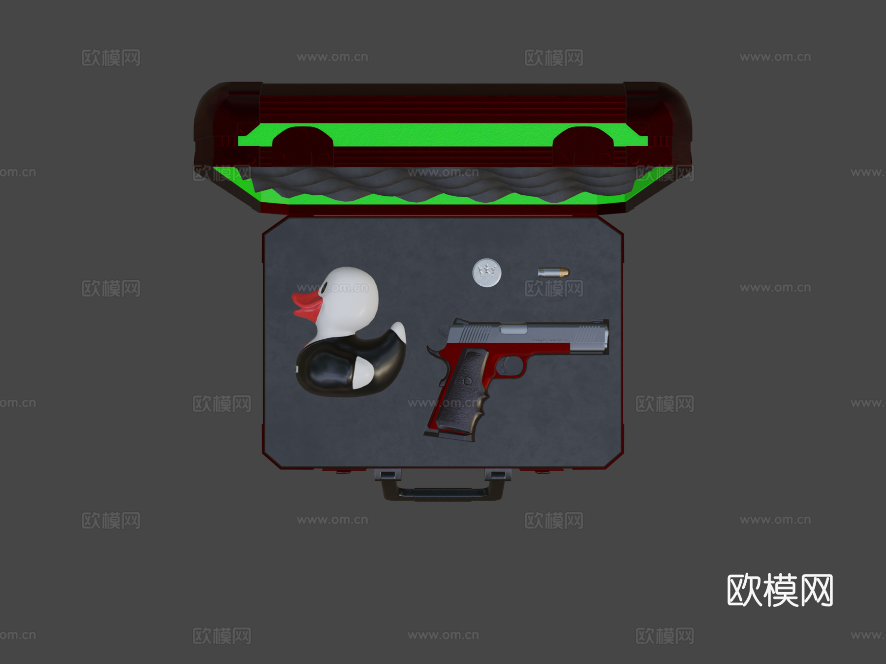 杀手-箱子3d模型