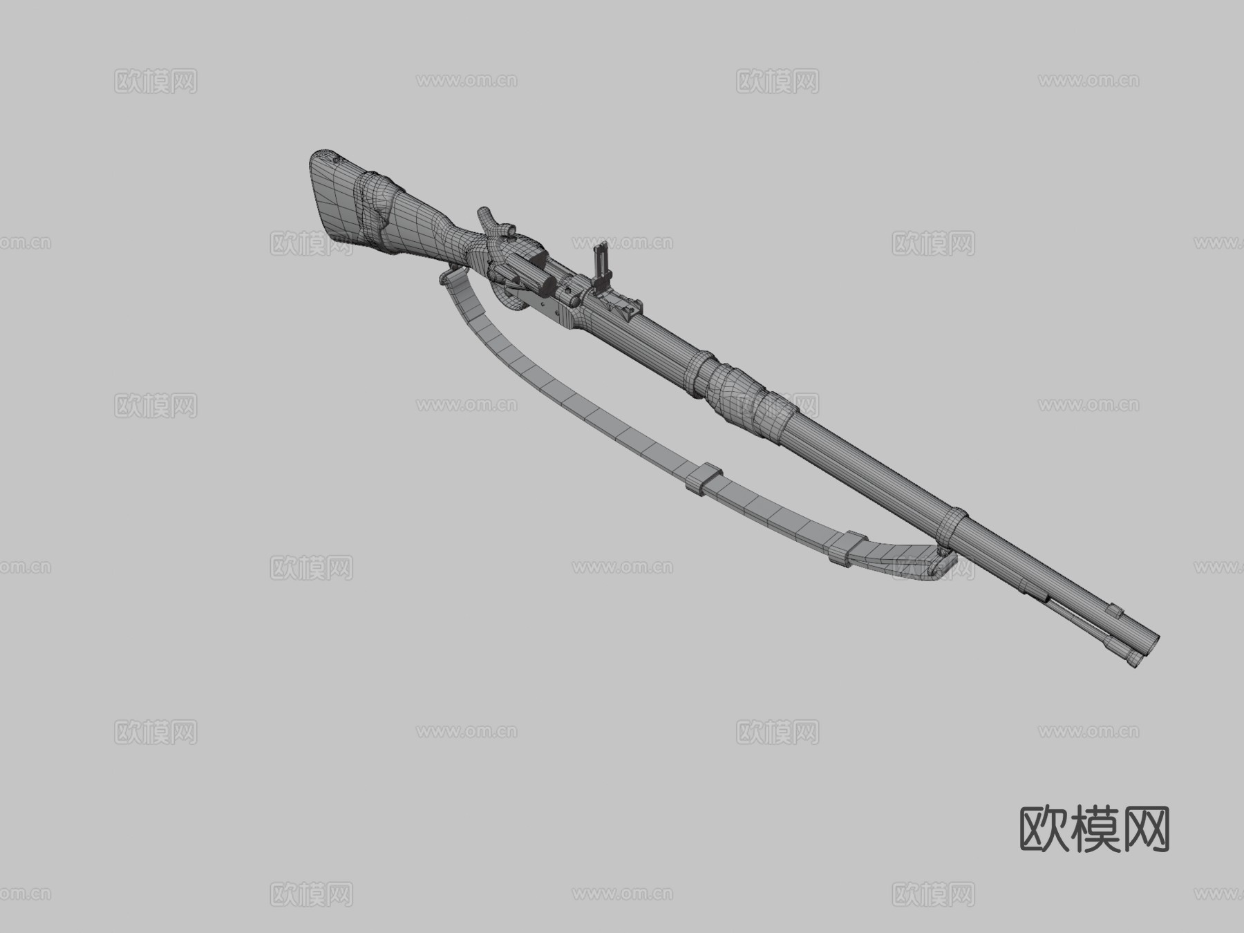 .577斯奈德恩菲尔德步枪3d模型