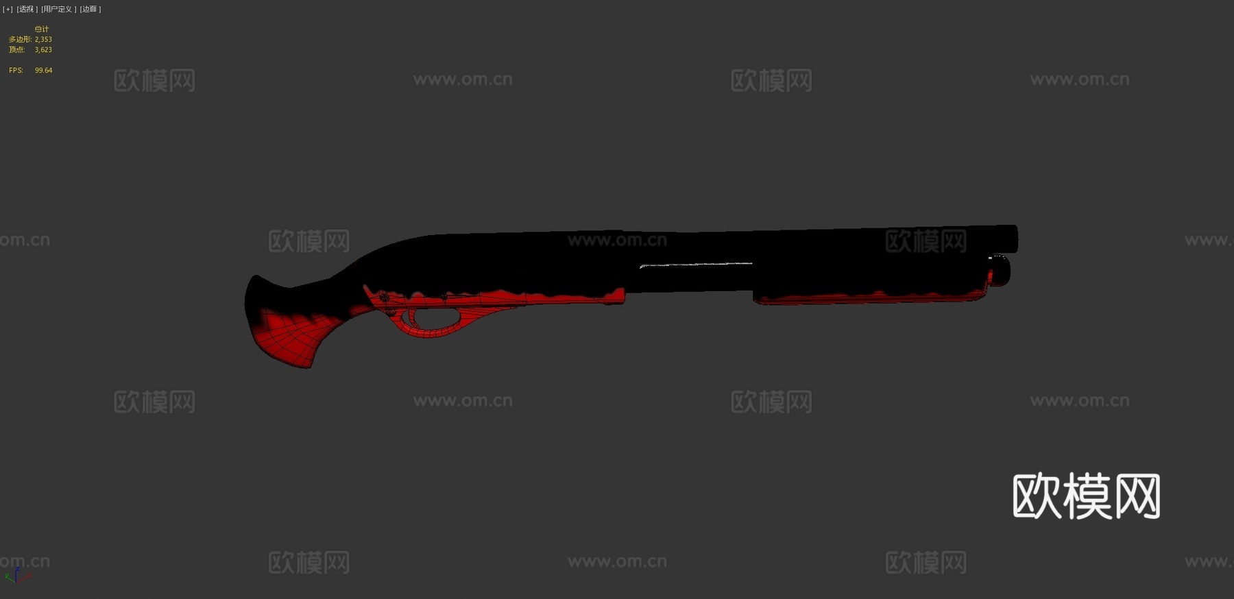 锯短型战争之血3d模型