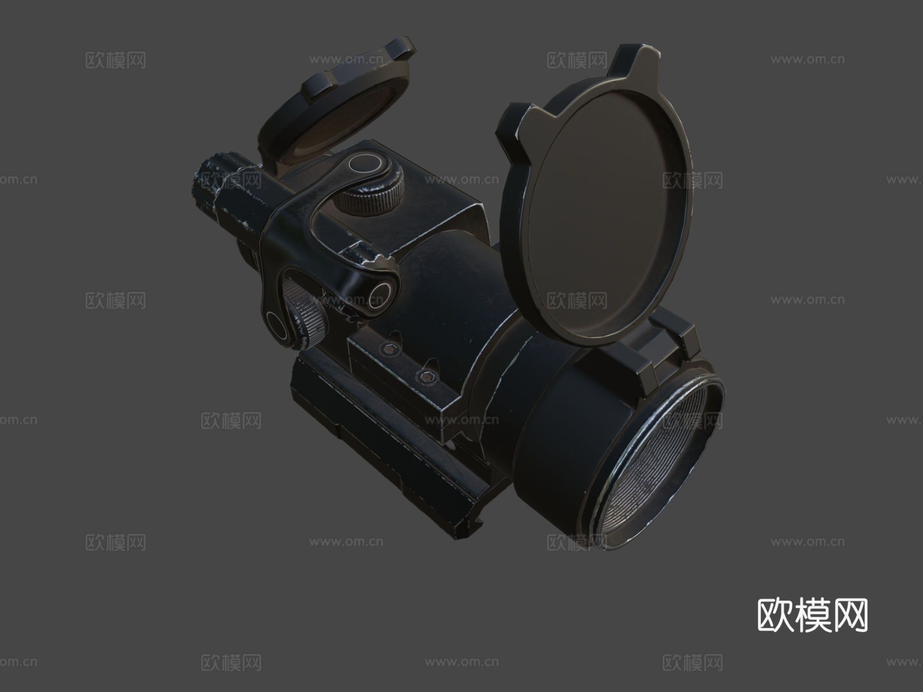 Aimpoint PRO武器瞄准镜3d模型