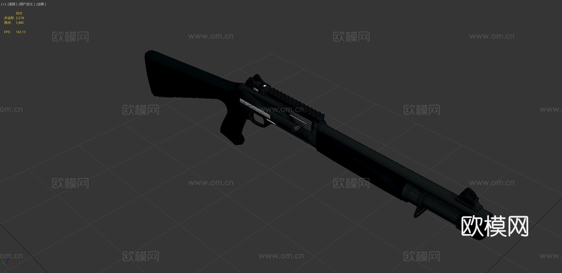 伯奈利M4超级90（M1014）3d模型