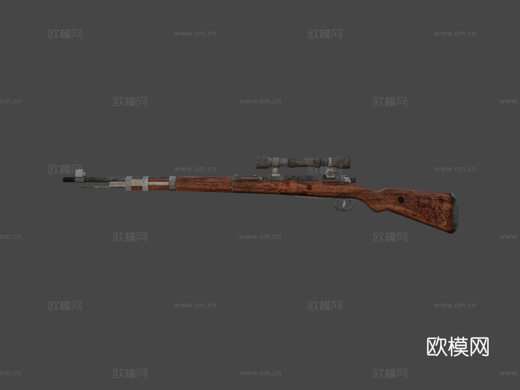 Kar98_低多边形3d模型