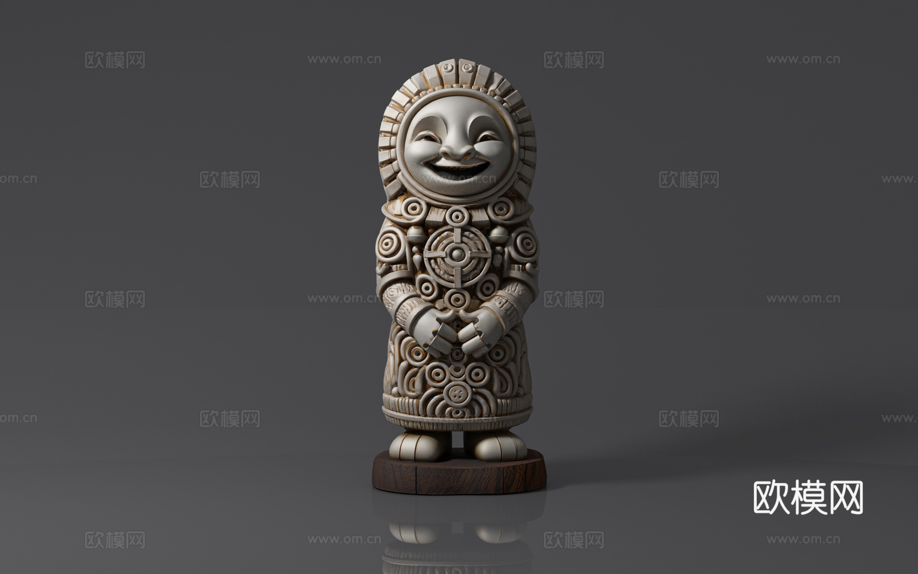 诡异雕塑 人物雕塑 石像雕像 古代文明 图腾装饰 石柱石器3d模型