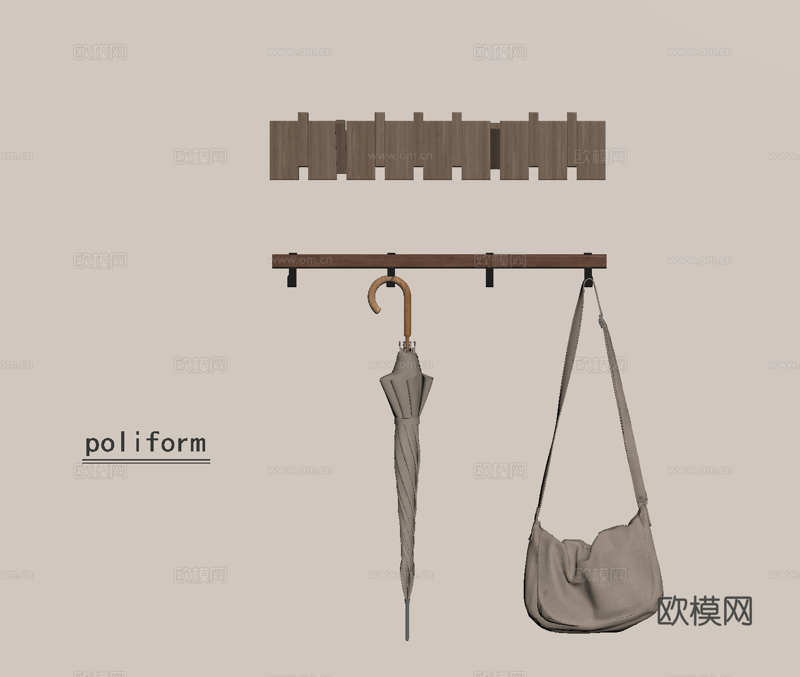 衣挂 挂钩 衣帽钩su模型